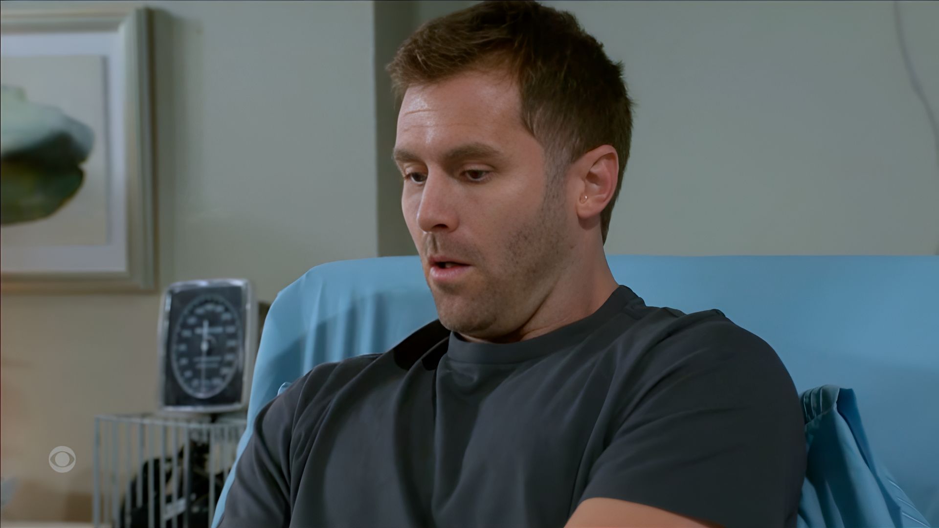 Derek thought he&#039;d get a leg up on Ashley on Beyond the Gates | Image: CBS