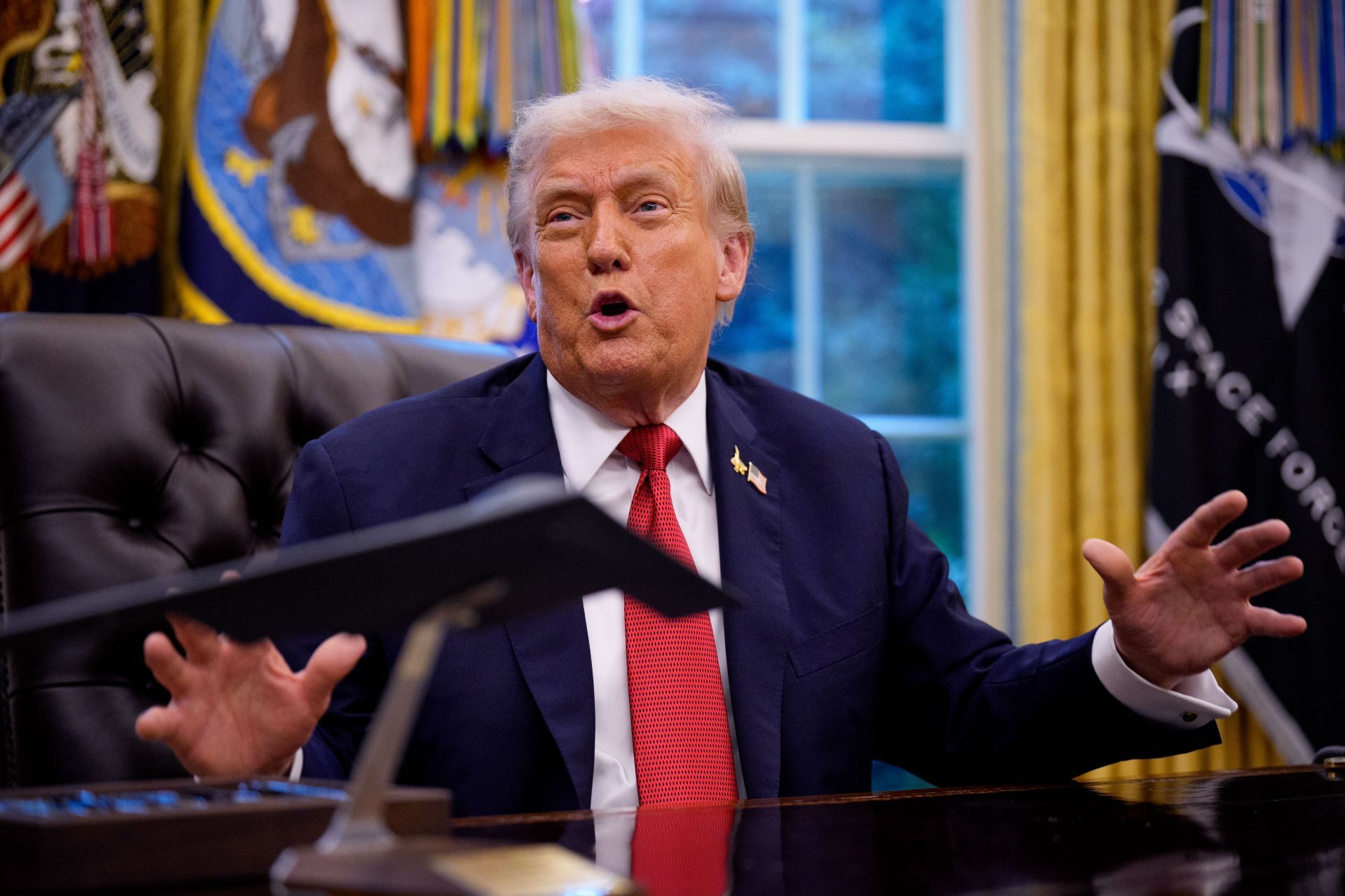 President Trump Signs Executive Order In The Oval Office - Source: Getty