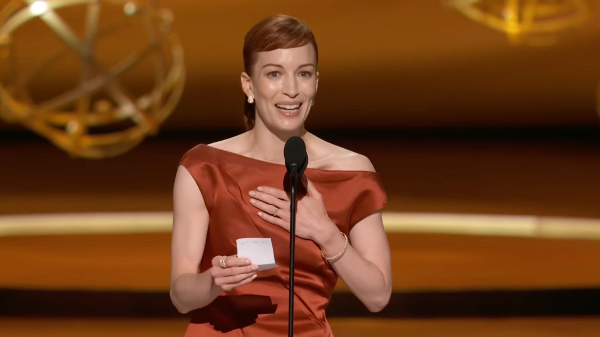 Britt Lower at Primetime Emmy Awards 2025 (Image via YouTube/Television Academy)