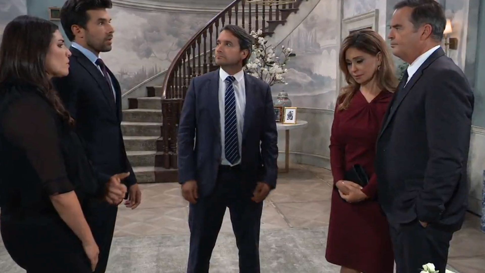 General Hospital&#039;s Quartermaines gather in the foyer | Image: ABC
