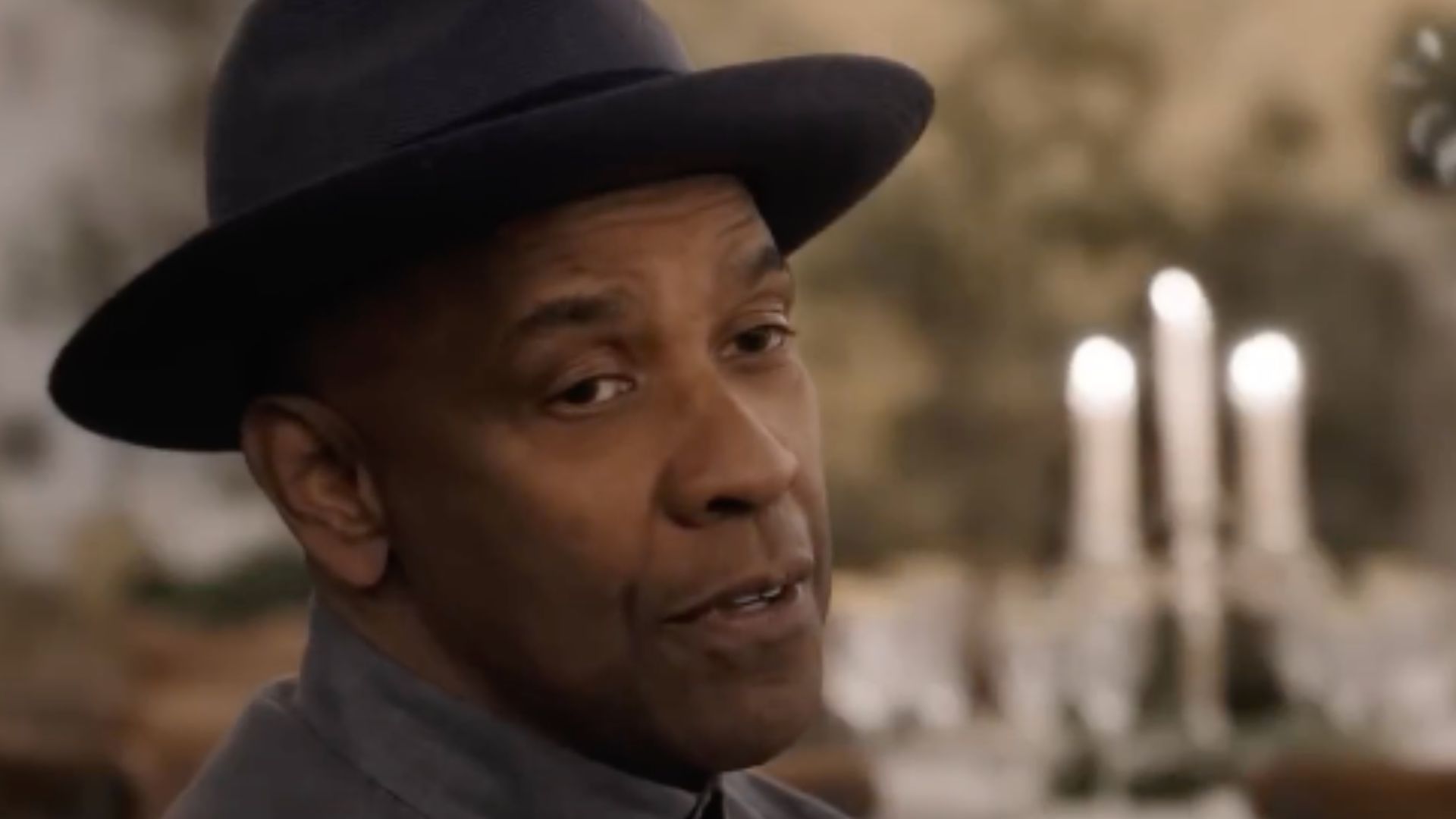 A still from The Equaliser 3, featuring Denzel Washington