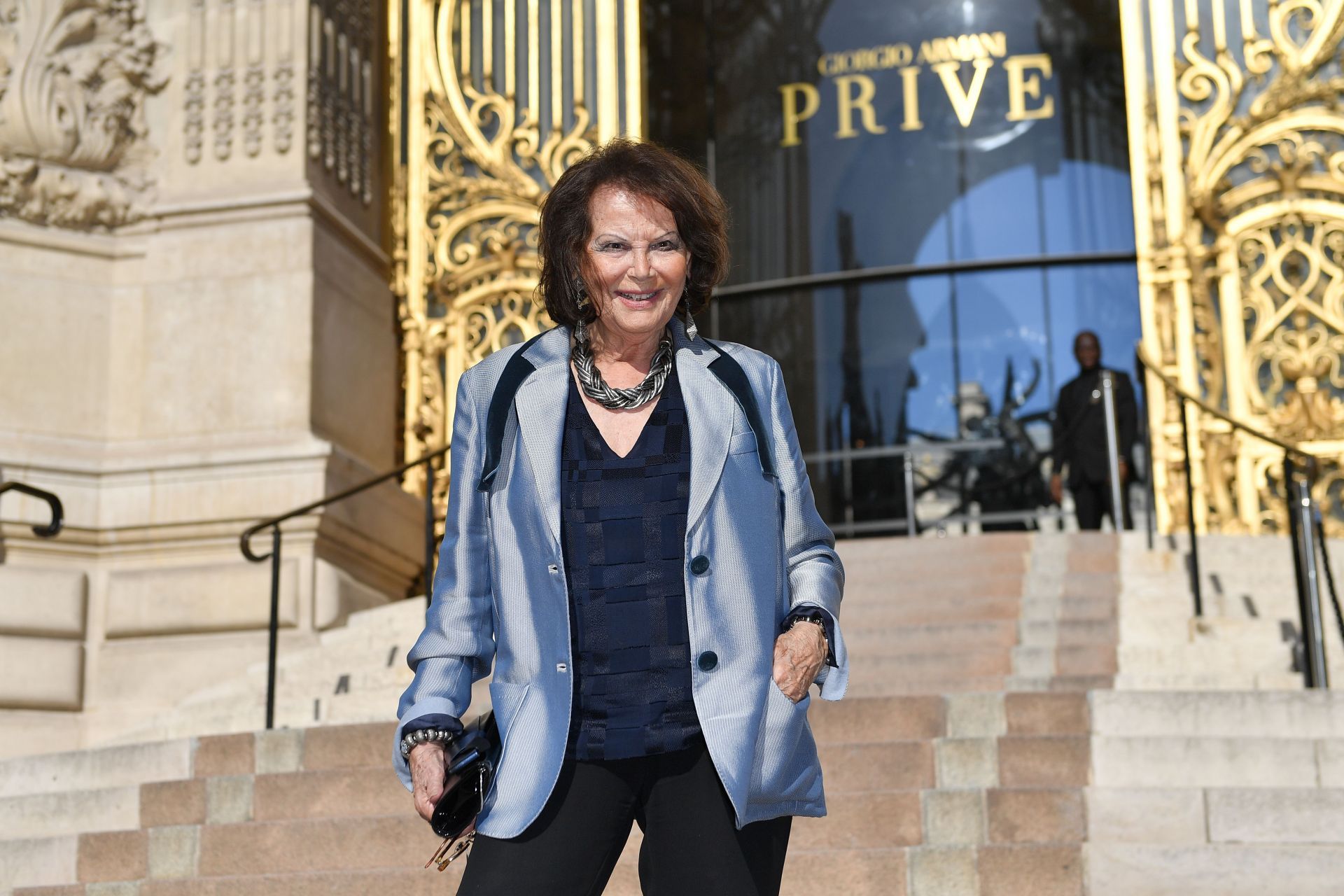 Giorgio Armani Prive : Outside Arrivals - Paris Fashion Week - Haute Couture Fall/Winter 2019/2020 - Source: Getty
