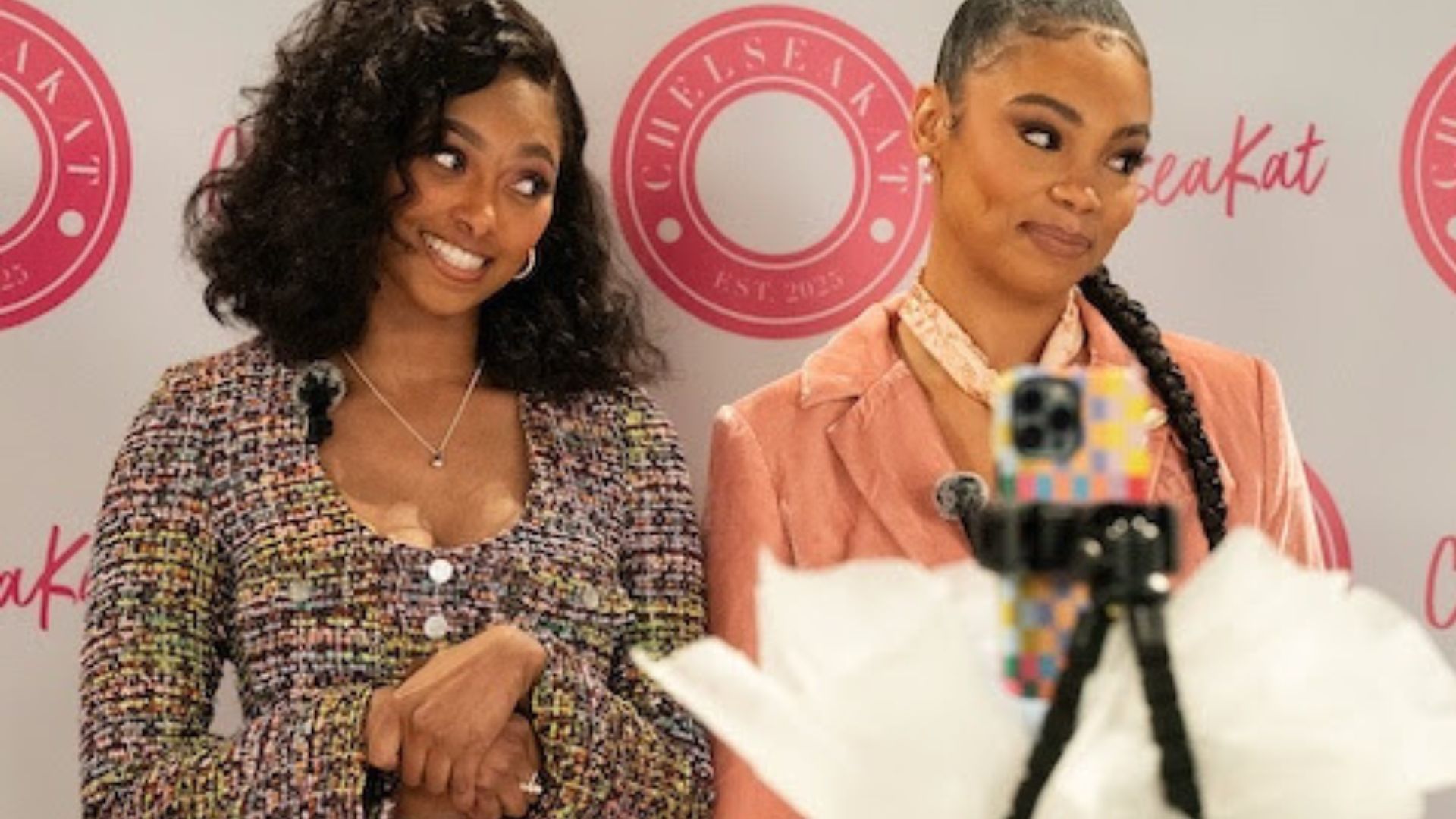 Kat and Chelsea smiling on Beyond the Gates | Image: CBS