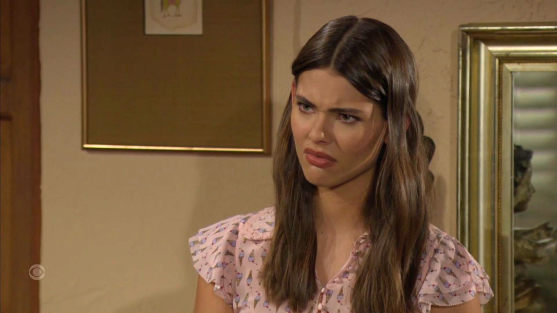 Electra is upset on The Bold and the Beautiful | Image: CBS