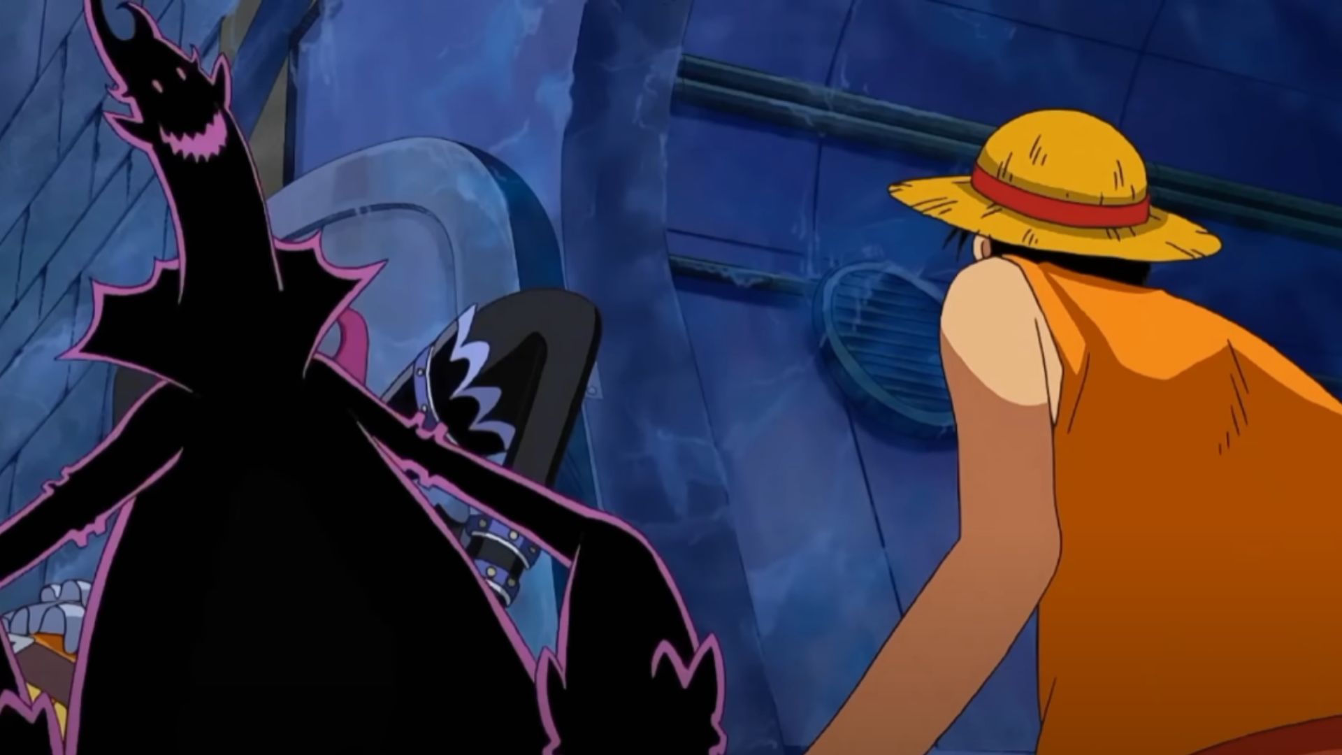 The Doppelman of Gecko Moria formed by Shadow Shadow Fruit (Image Source: Toei Animation)