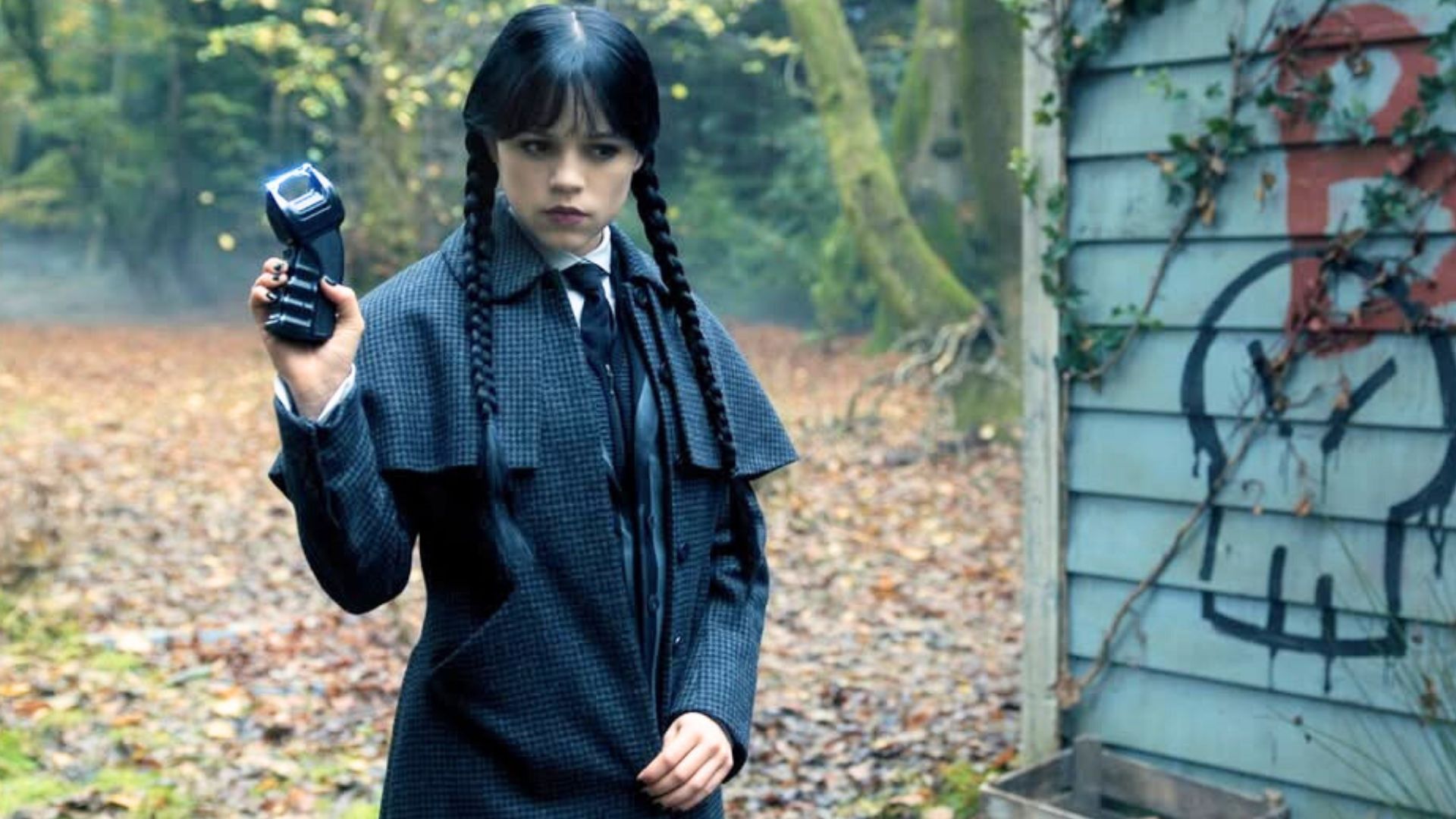 Jenna Ortega in Wednesday | Image via Instagram: wednesdaynetflix