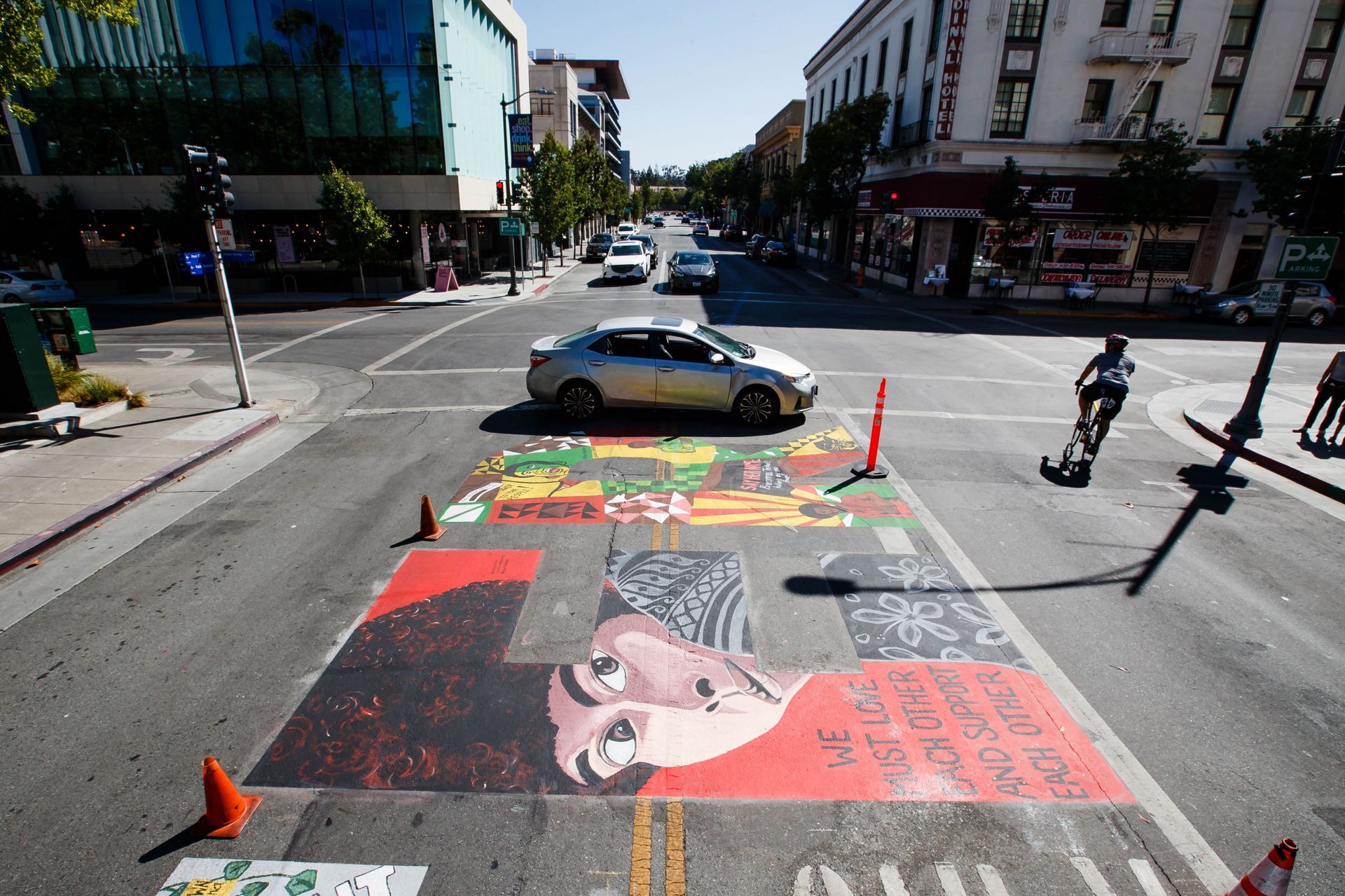 Black Lives Matter mural in Palo Alto - Source: Getty