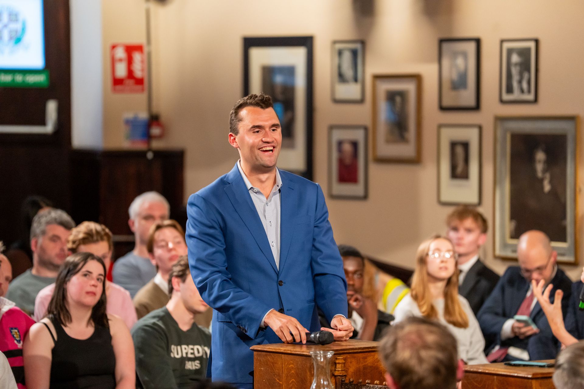 Charlie Kirk Speaks At The Cambridge Union - Source: Getty