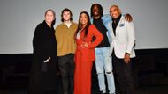 Ryan Murphy, Evan Peters, Niecy Nash, Rodney Burford and Paris Barclay (Source: Getty)