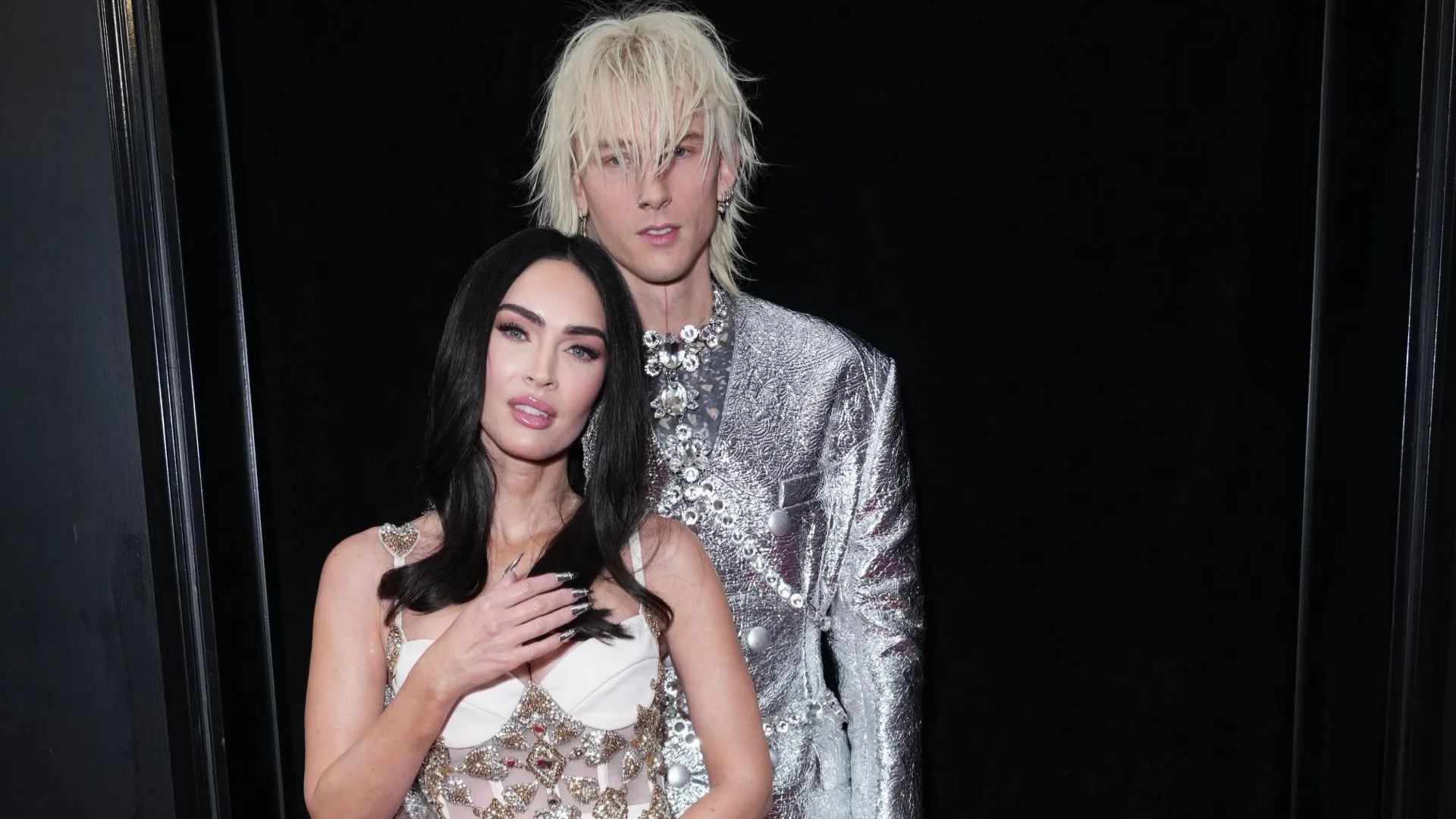 MGK and Megan Fox (Getty via Soap Central CMS - Resized on Canva)