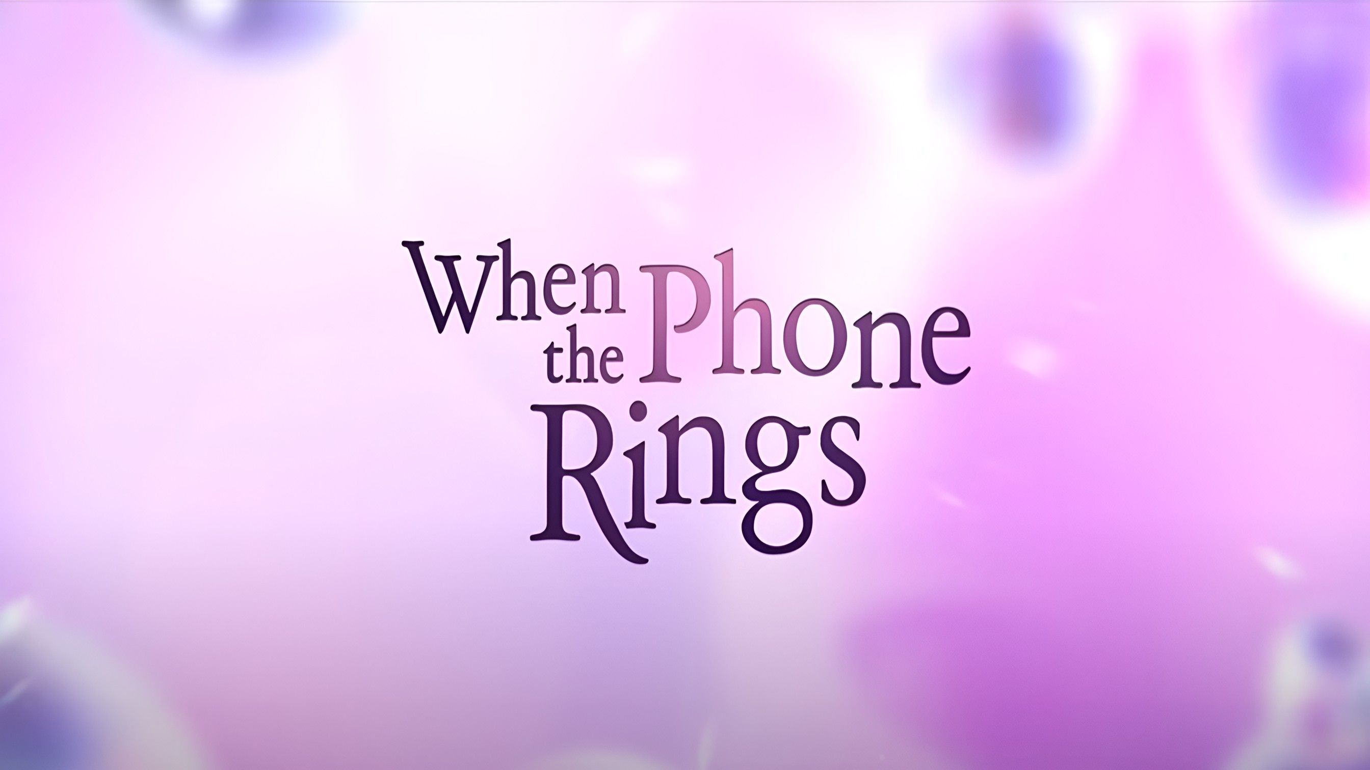 When the Phone Rings ( Image via YouTube / Netflix K- Content )