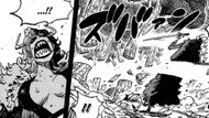 Whitebeard unintentionally slashes Maffey (Image Source: Shueisha)