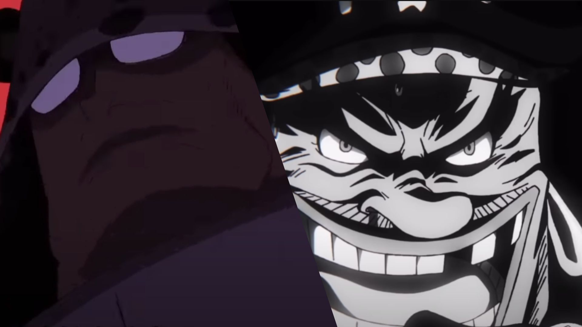 Kuma and Teach as seen in the One Piece series