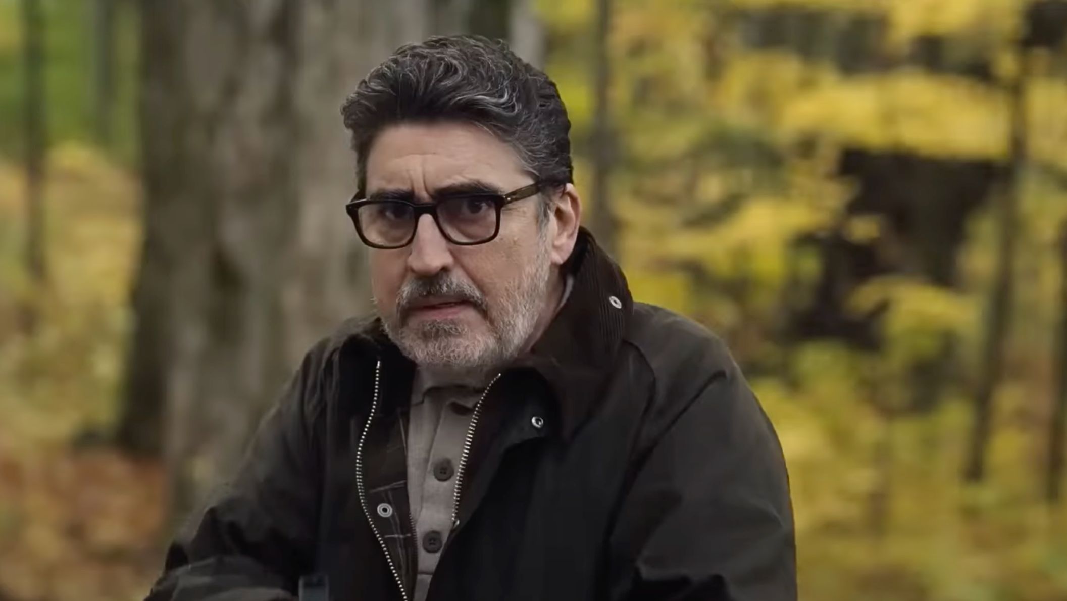 Alfred Molina as Inspector Gamache (Image via YouTube/Prime Video)
