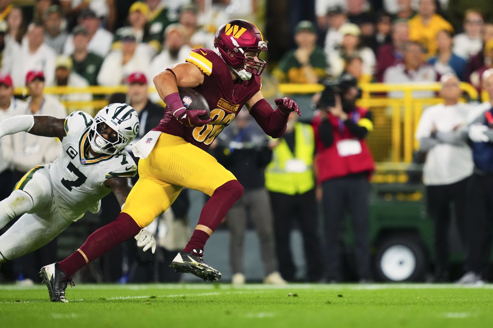 Washington Commanders v Green Bay Packers - Source: Getty. (Photo by Cooper Neill/Getty Images)