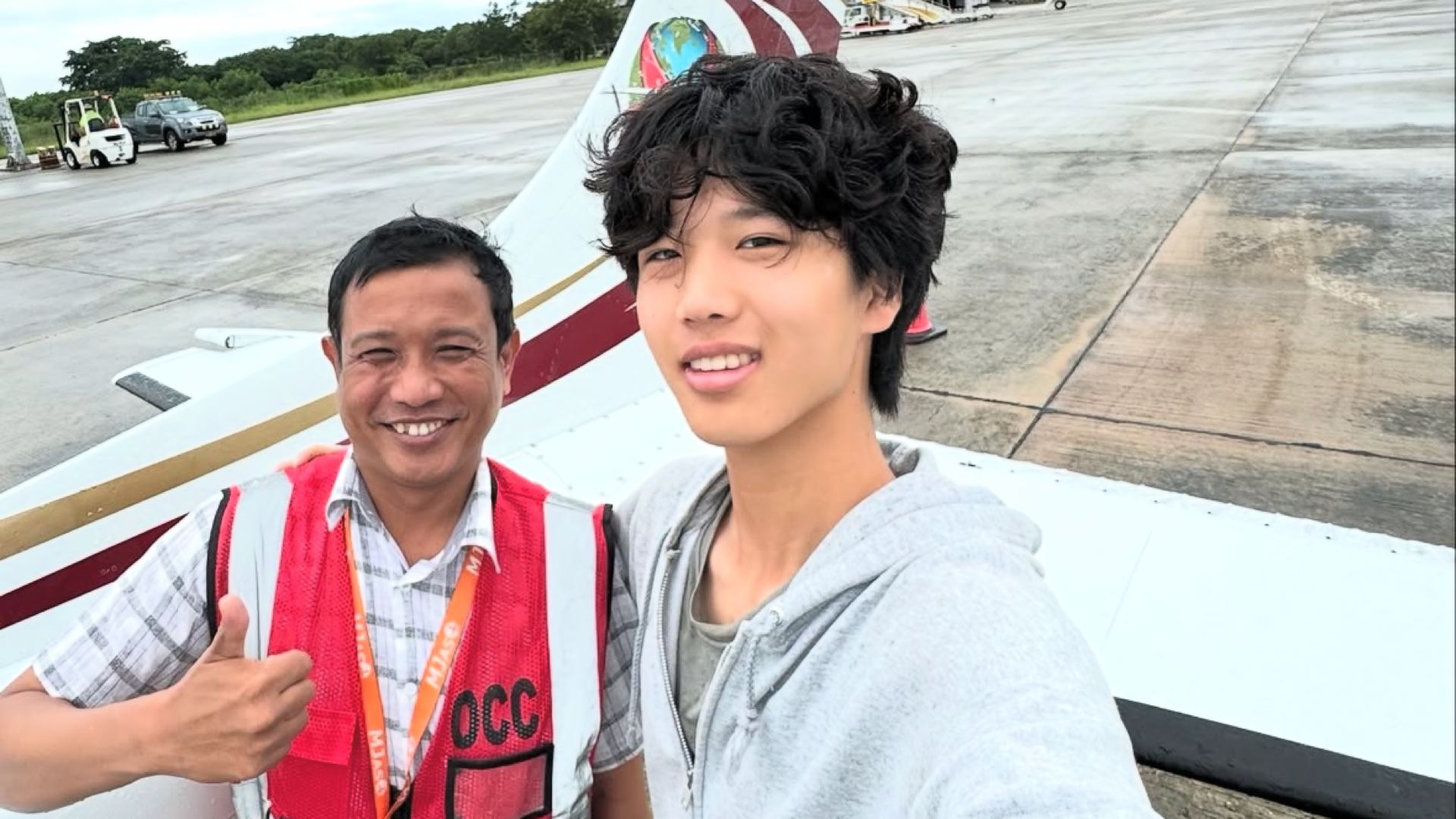 Young pilot Ethan Guo is free to go home after being detained in a Chilean base in Antarctica (Image via Instagram/@ethanguo.rtw)