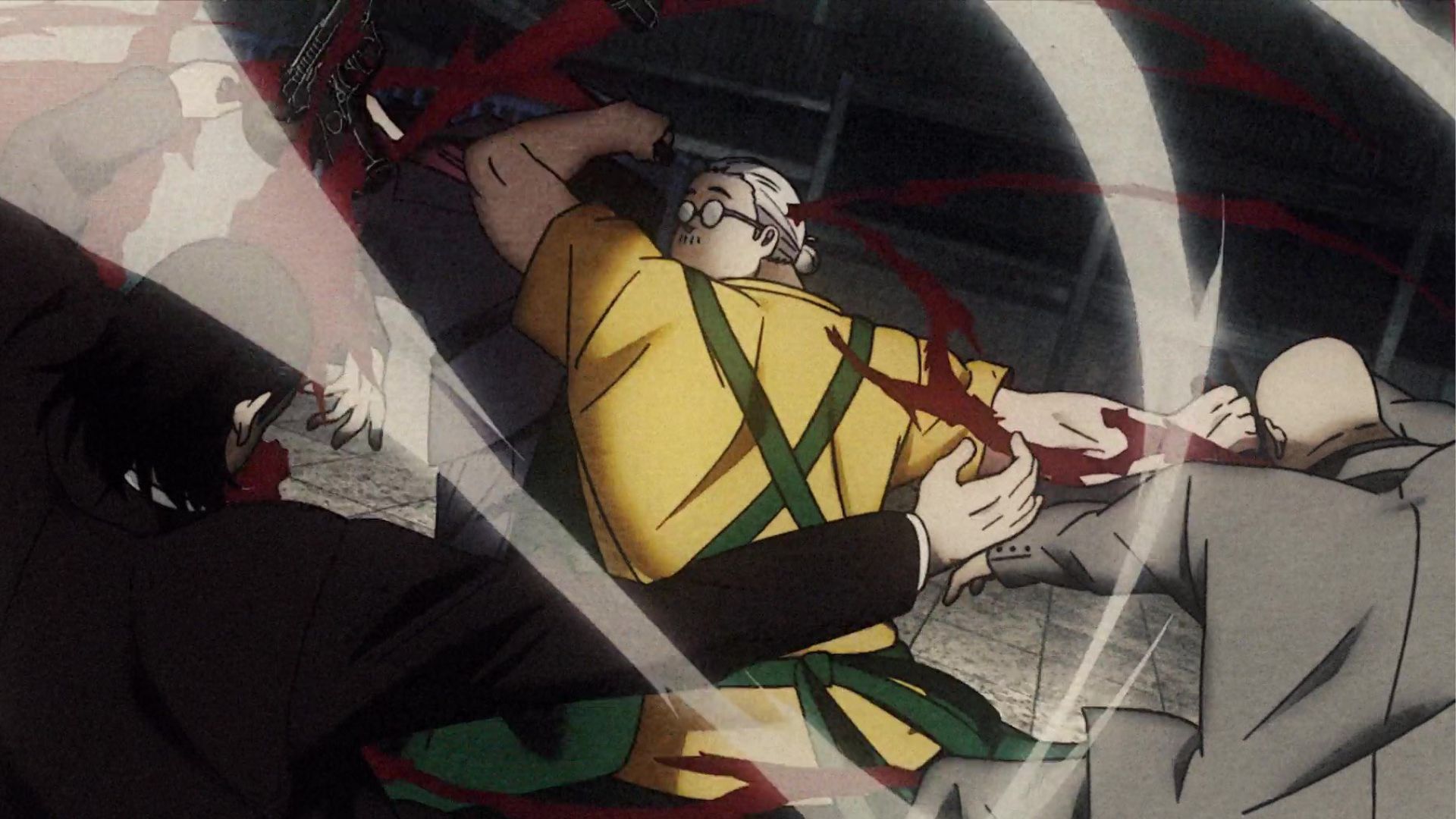 Sakamoto fighting as seen in anime (Image credit: TMS Entertainment)