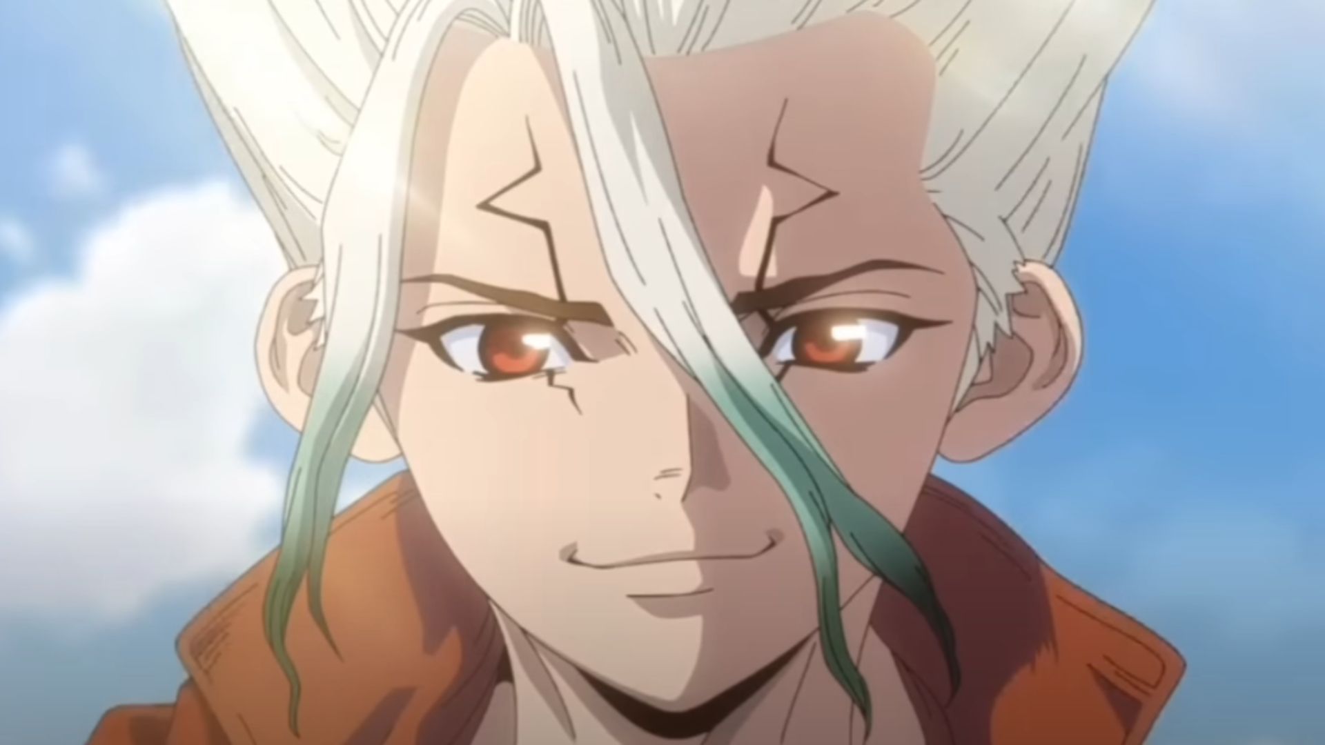Senku as seen in Dr. Stone: Science Future Cour 2 (Image Source: TMS Entertainment)
