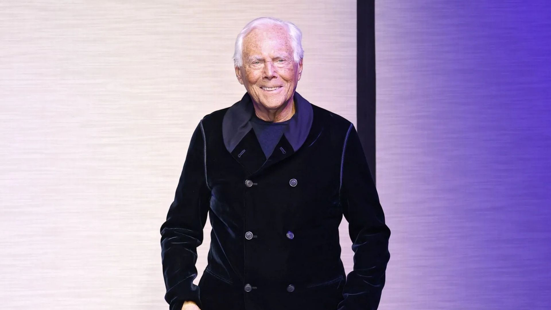 Giorgio Armani dies at 91. (Image via Getty)