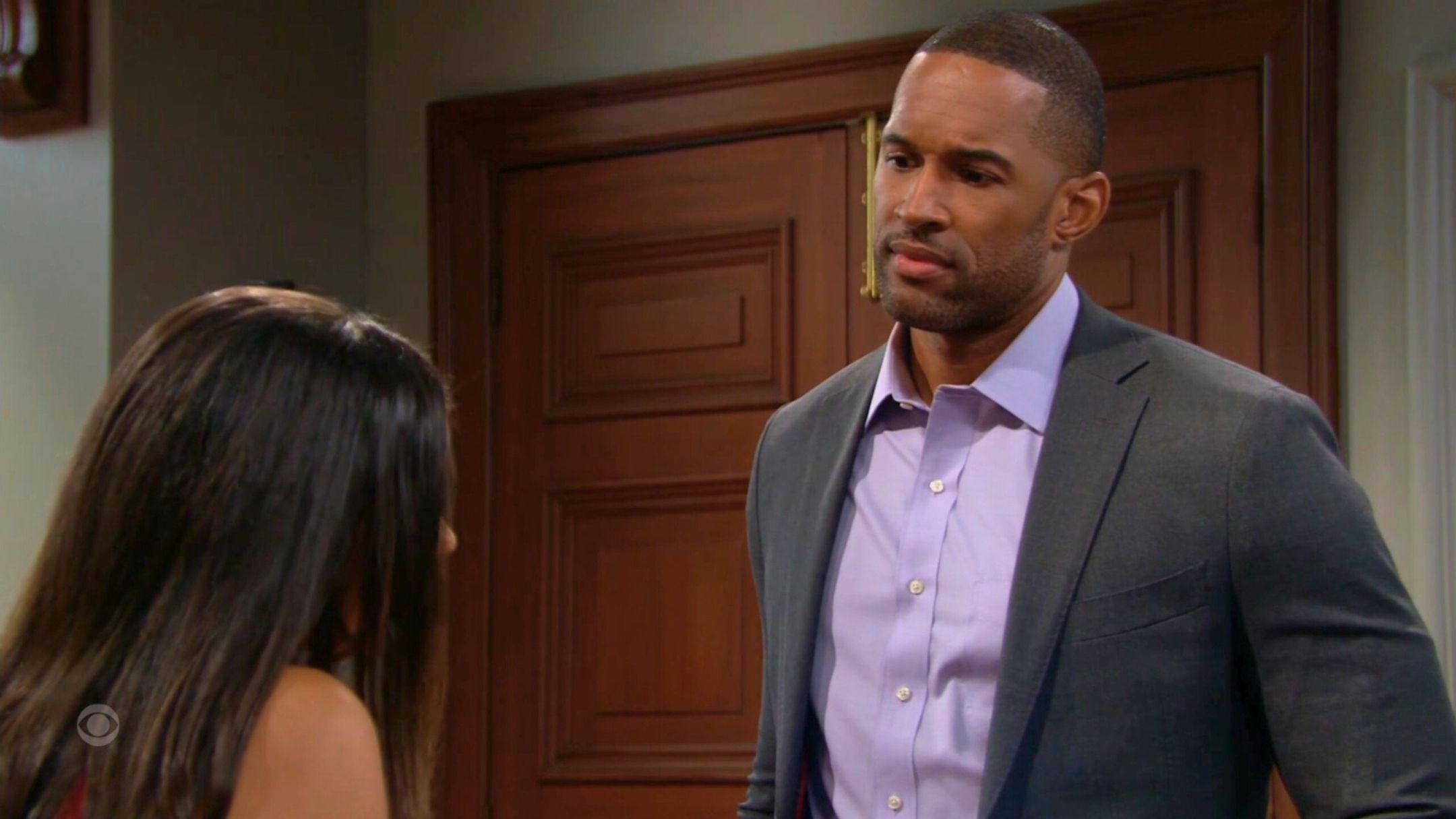 Carter and Daphne discuss Hope on The Bold and the Beautiful | Image: CBS