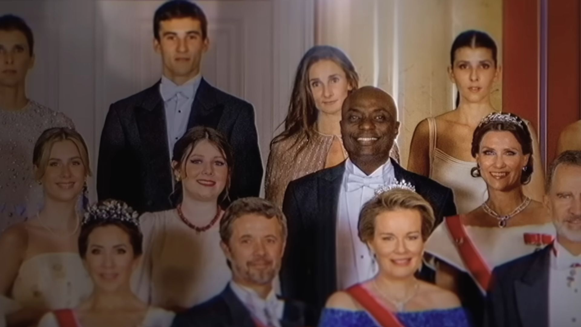 Princess M&auml;rtha Louise of Norway and shaman Durek Verrett on Rebel Royals: An Unlikely Love Story (Image Via: Netflix)
