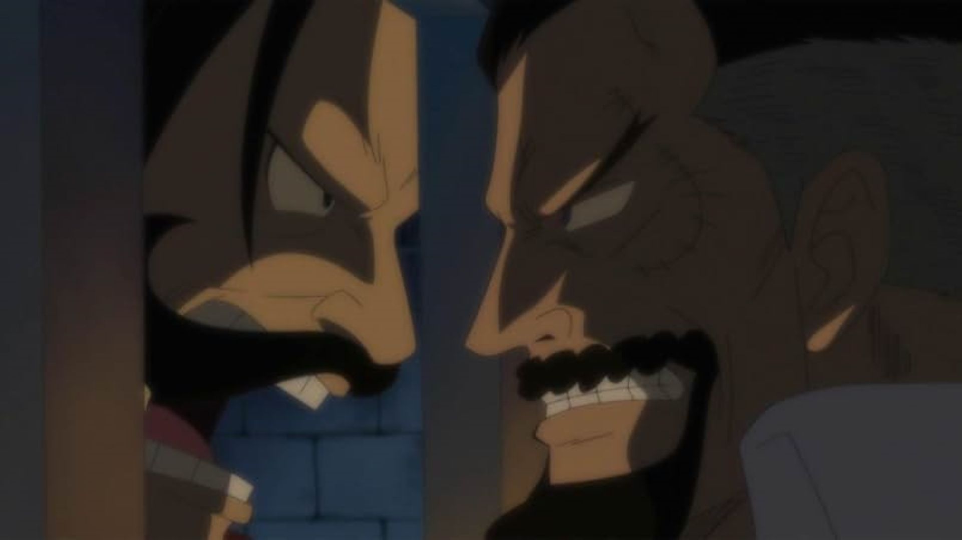 Gol D. Roger and Monkey D. Garp (Image Credit: Toei Animation)