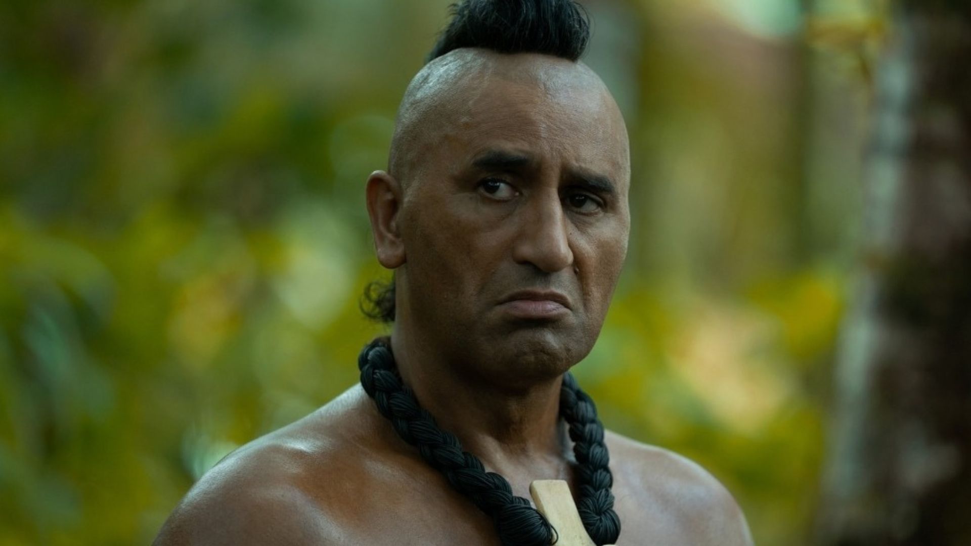 Cliff Curtis as Keoua in Chief of War (Image Via Apple TV+)