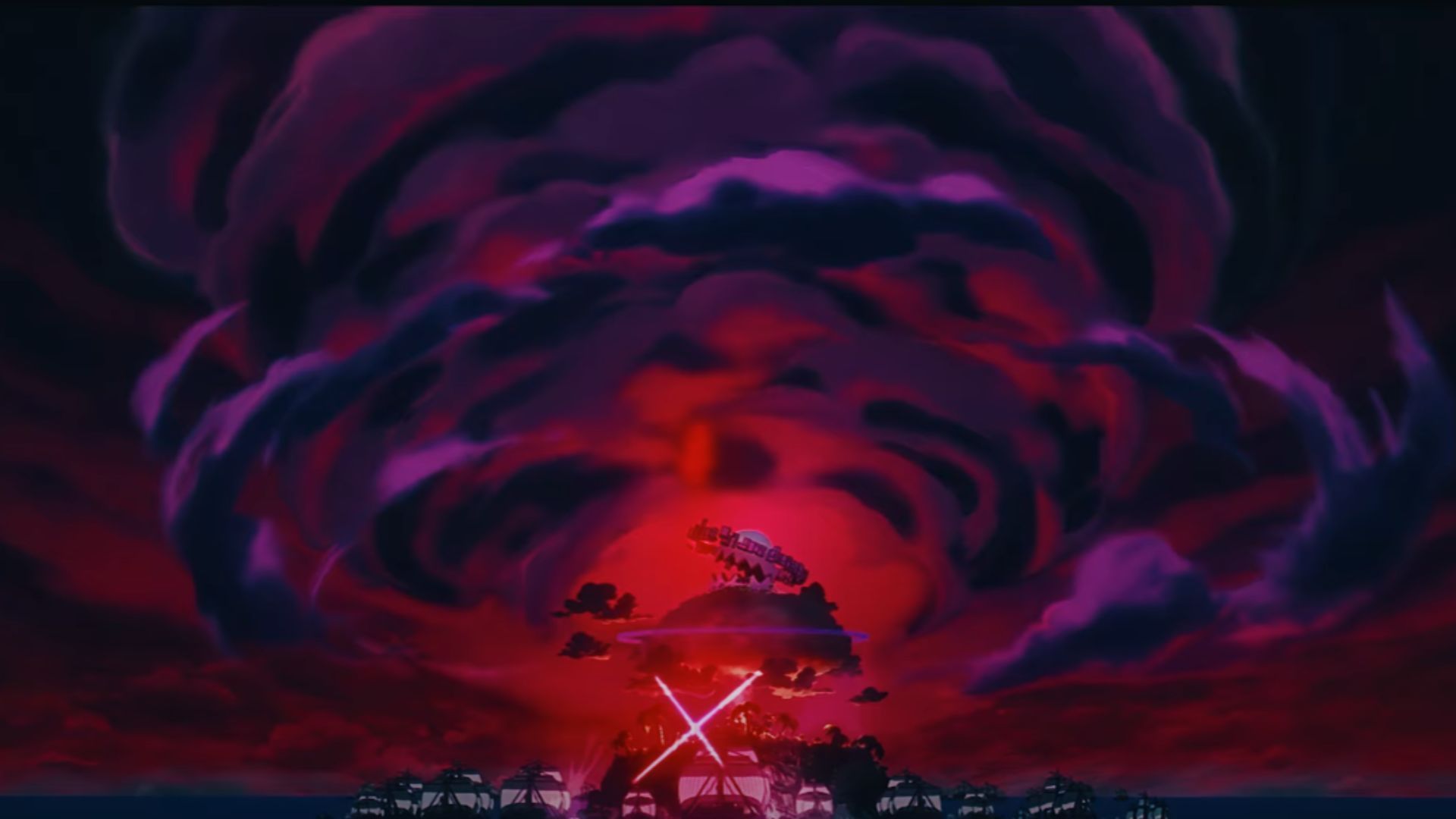 Egghead Island before the arrival of the Five Elders (Image Source: Toei Animation)