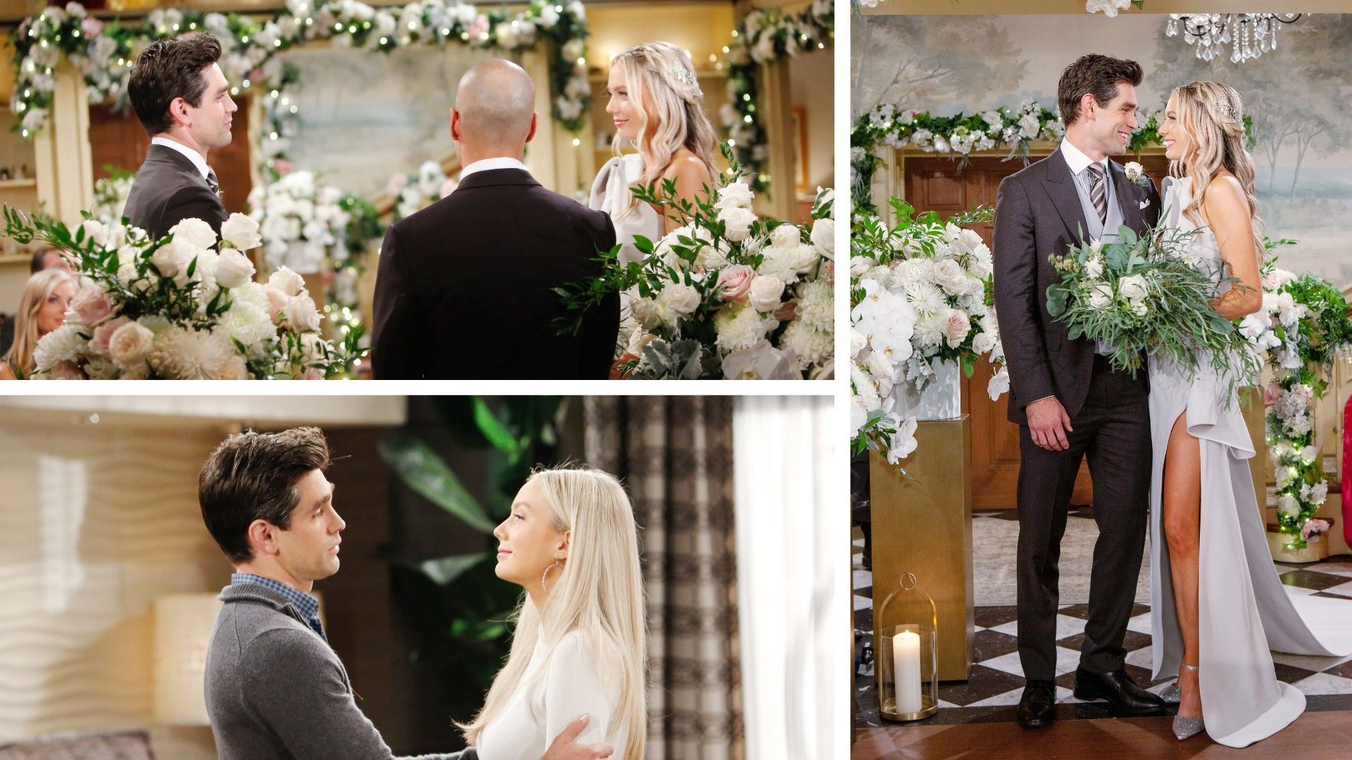 Melissa Ordway (Abby) and Justin Gaston (ex-Chance) were wed on-screen by Bryton James