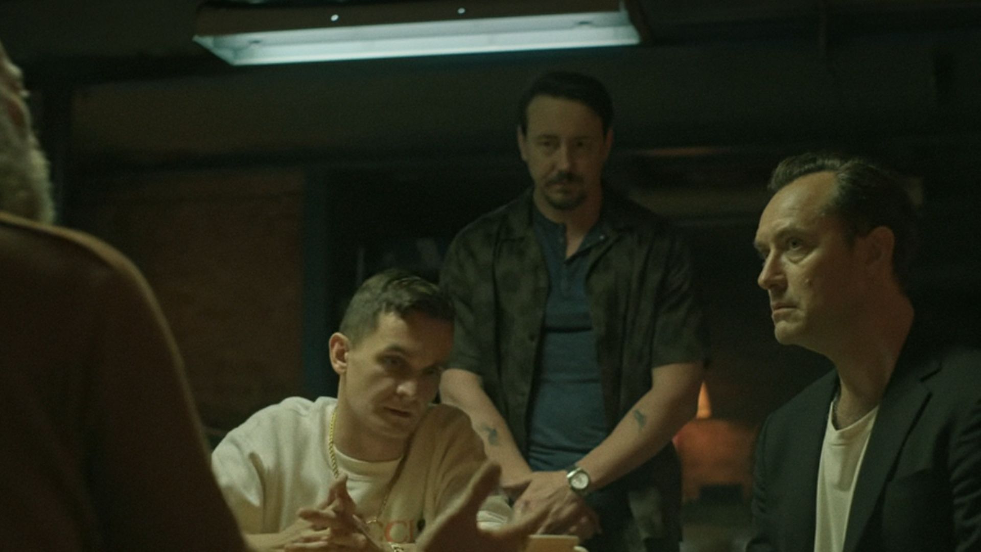 Jake making a deal with Mancuso in Episode 2 of the Black Rabbit (Image Via: Netflix)