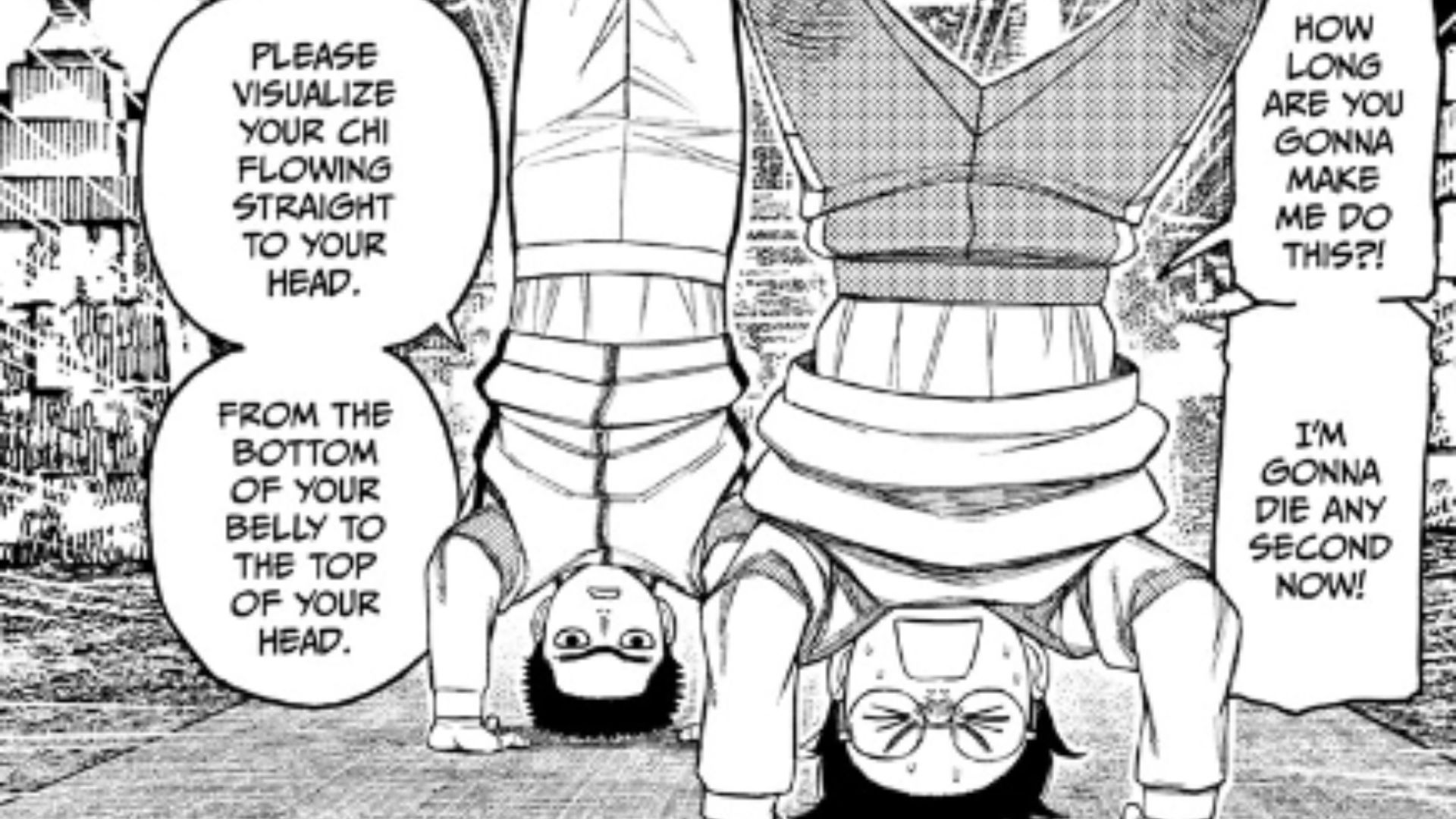 Okarun started his training (Image Source: VIZ)