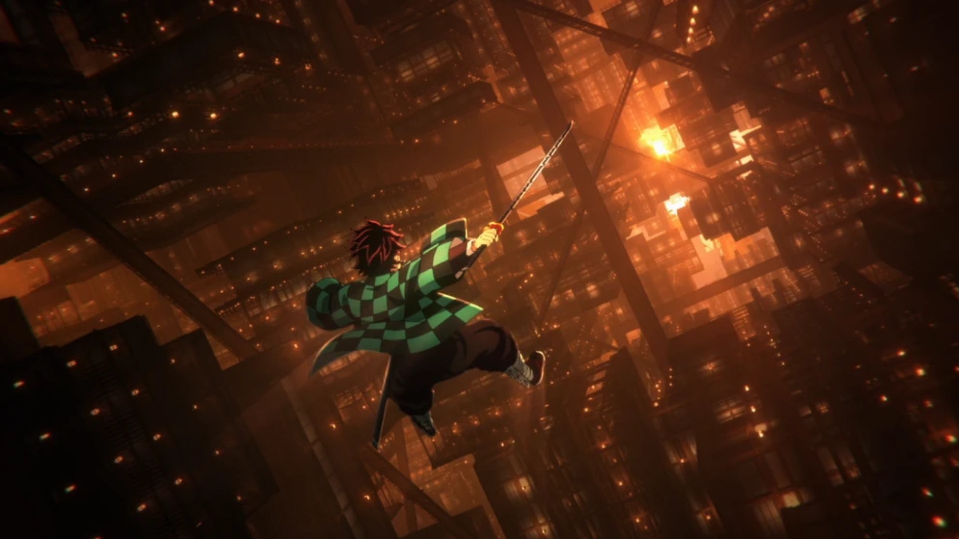 Tanjiro as seen in anime (Image credit: Studio Ufotable)