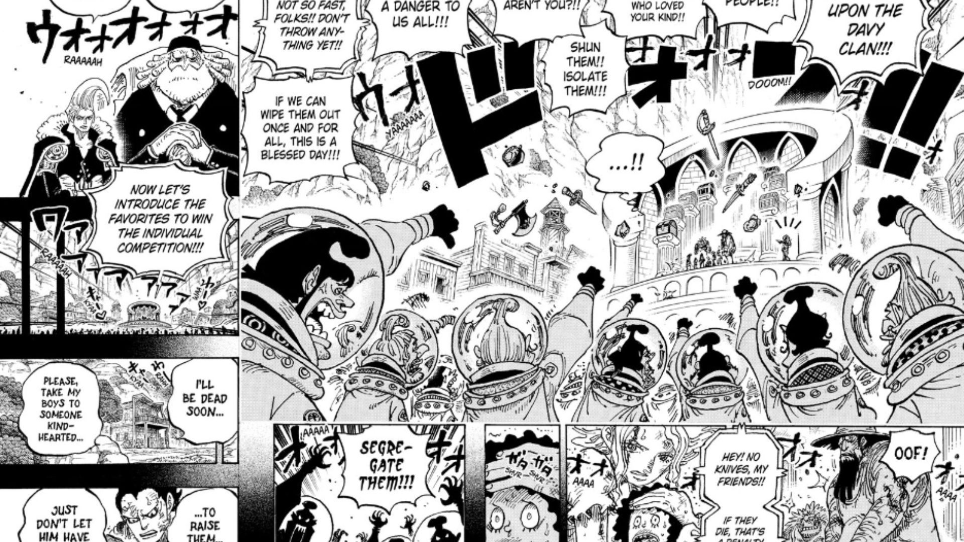 One Piece Chapter 1160 manga panel