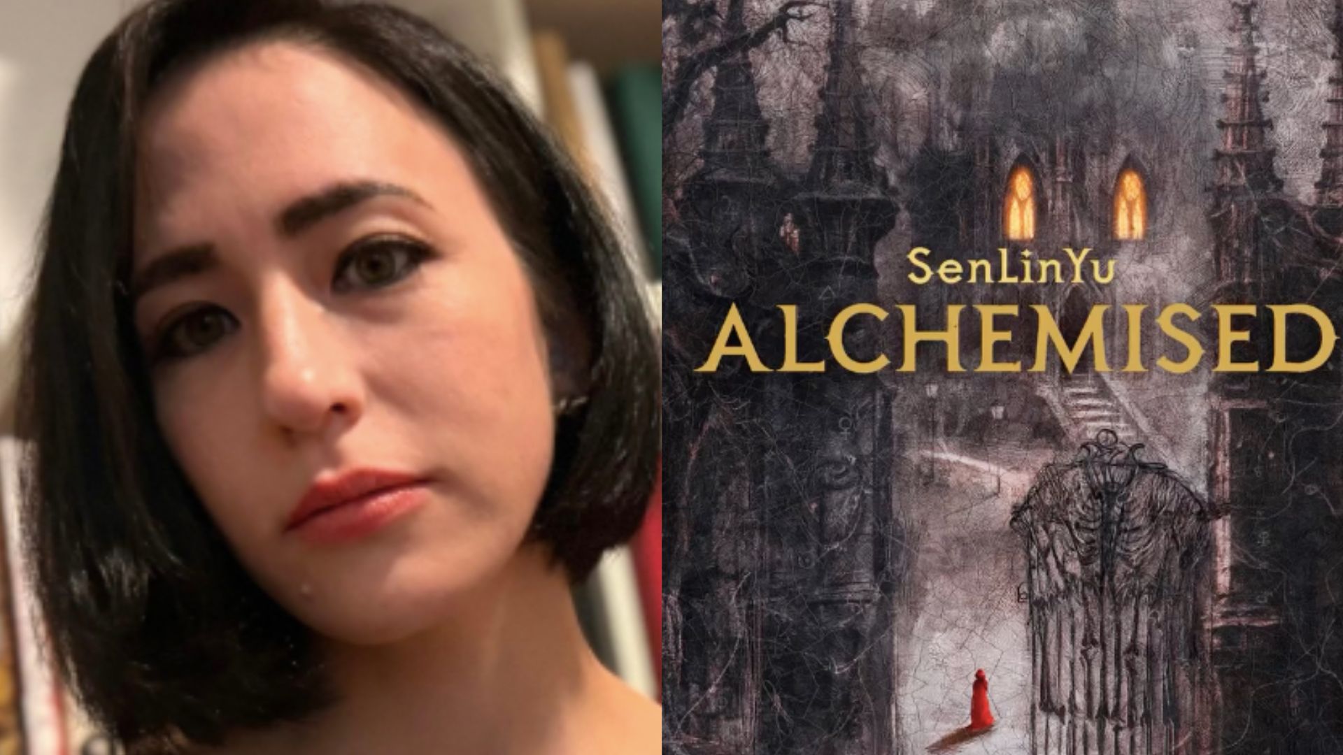 This is a collage of the images of SenLiuYu (left) and the book cover of 