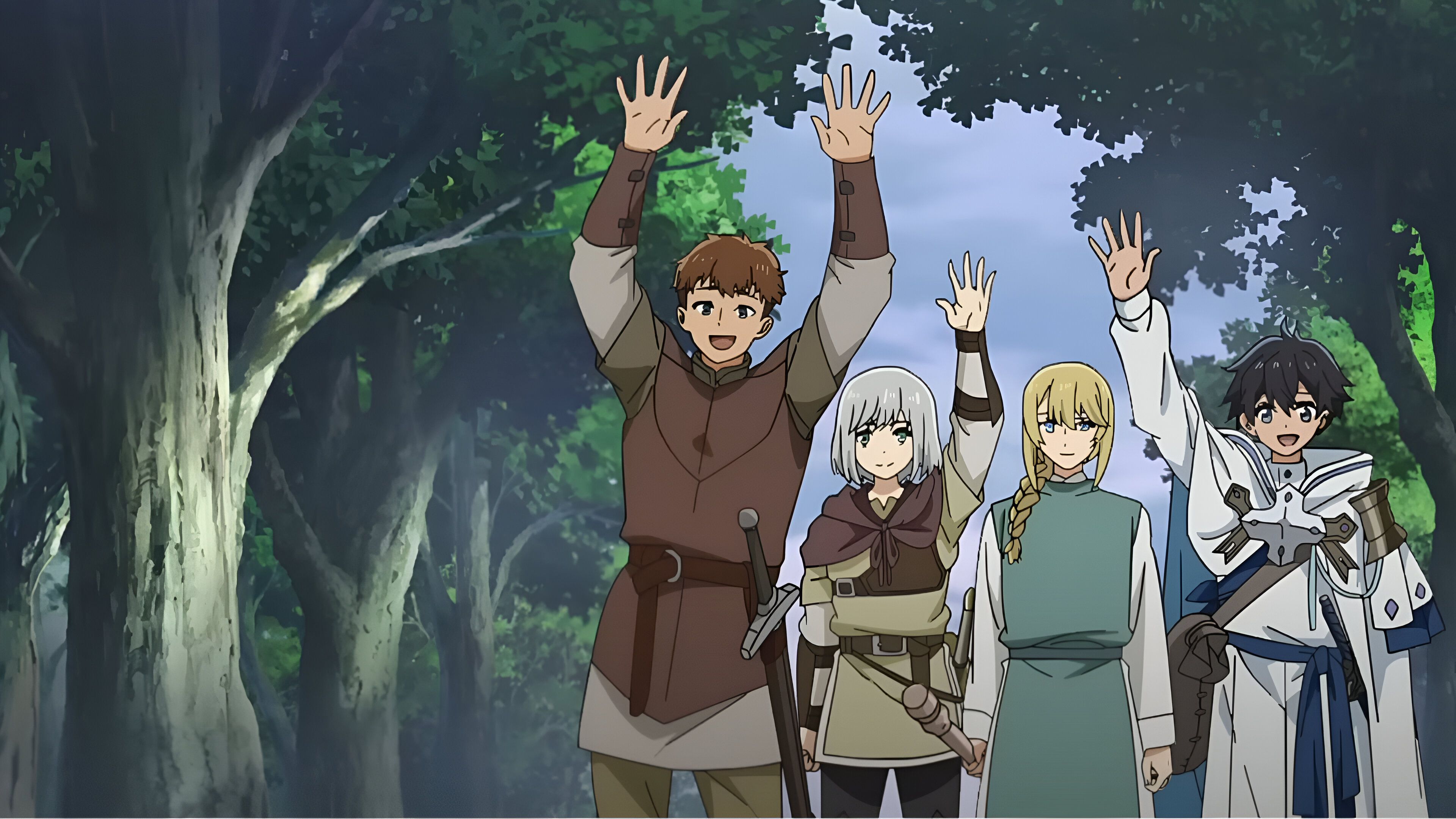 Ryo and his party as seen in The Water Magician Episode 9 