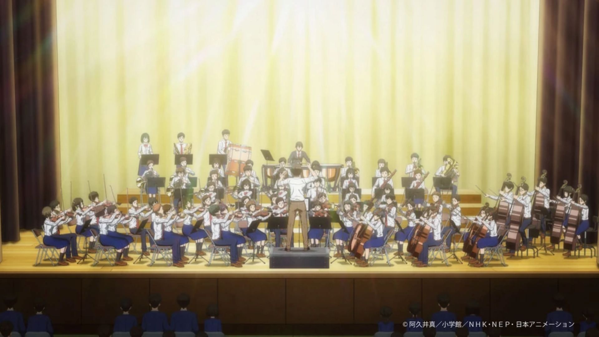Umimaku High School Orchestra Club (Image Credit: Nippon Animation)