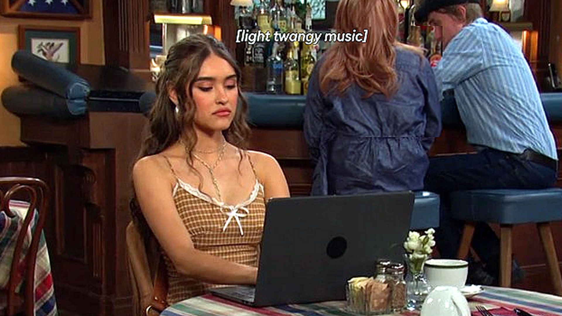 Days of Our Lives&#039; Arianna with a twangy description. | Image Source: Peacock