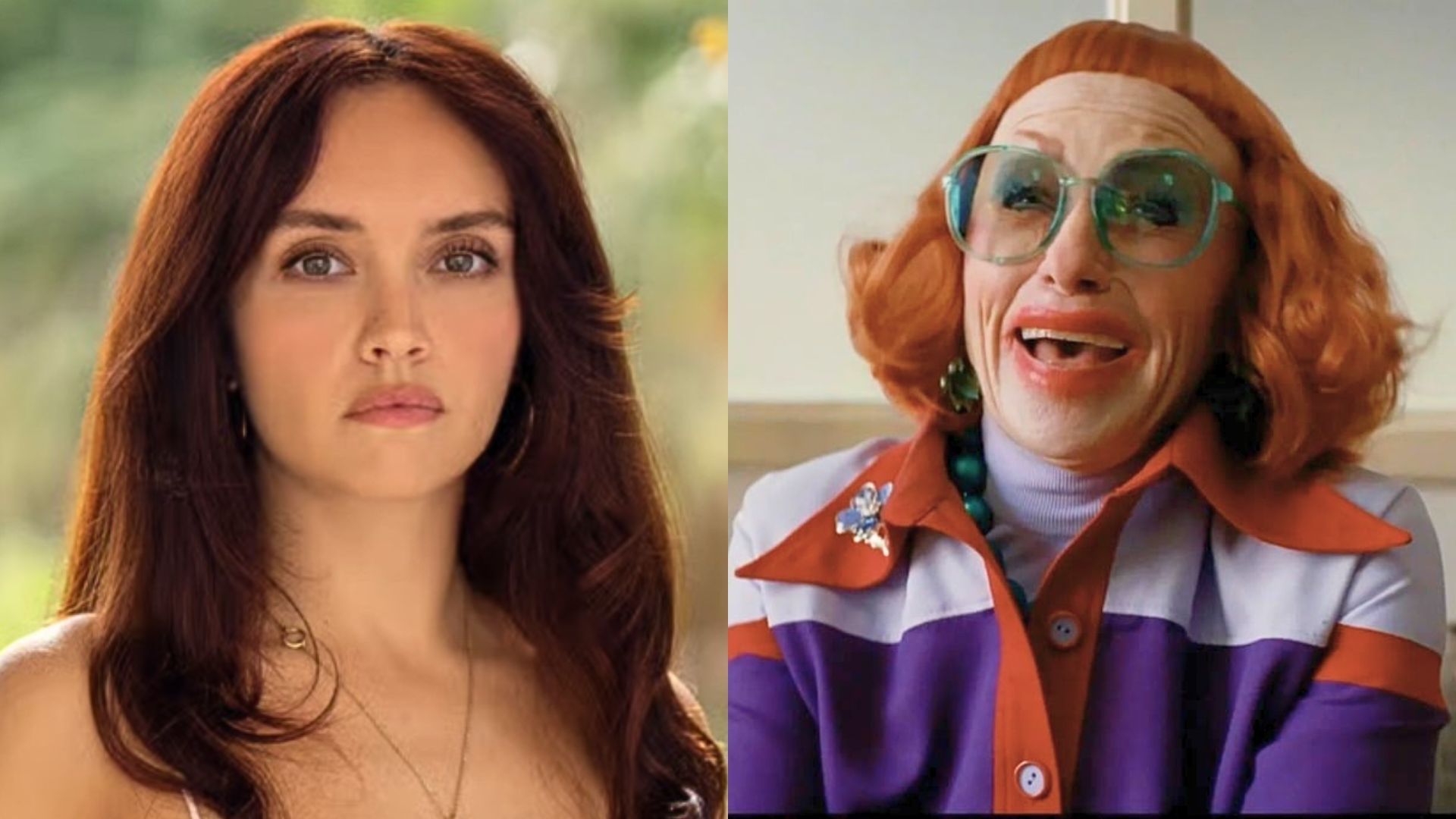 The Girlfriend (L) and Weapons (R) have a similar way of showing different perspectives to a point where we are morally confused | Images via Amazon Prime and Apple TV+