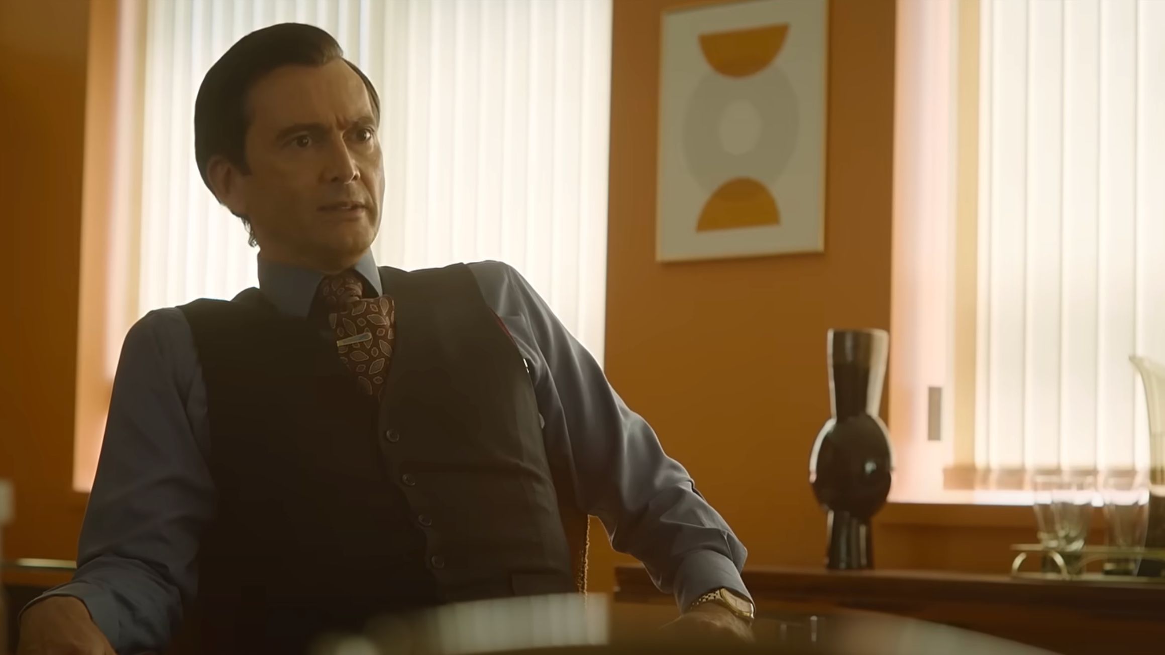 David Tennant speaks about Tony&rsquo;s return in Rivals Season 2 (Image via YouTube/Hulu)