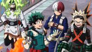 Mt. Lady, Izuku Midoriya, Shoto Todoroki, and Katsuki Bakugo (Image Credits: Studio Bones)