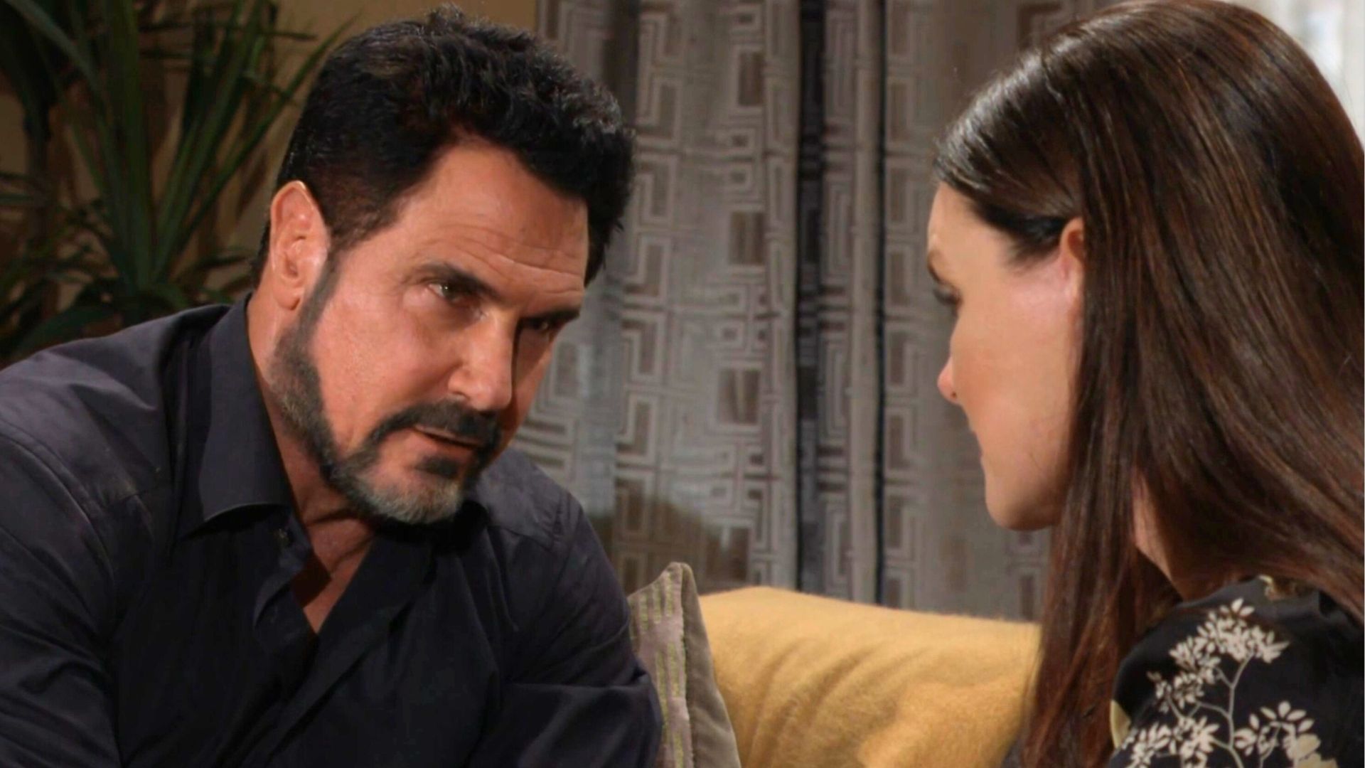 Katie had to calm Bill down | Image: CBS