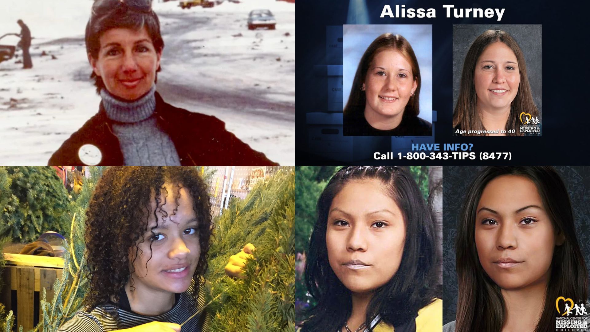 Missing persons cases featured on Dateline | Images via NBC