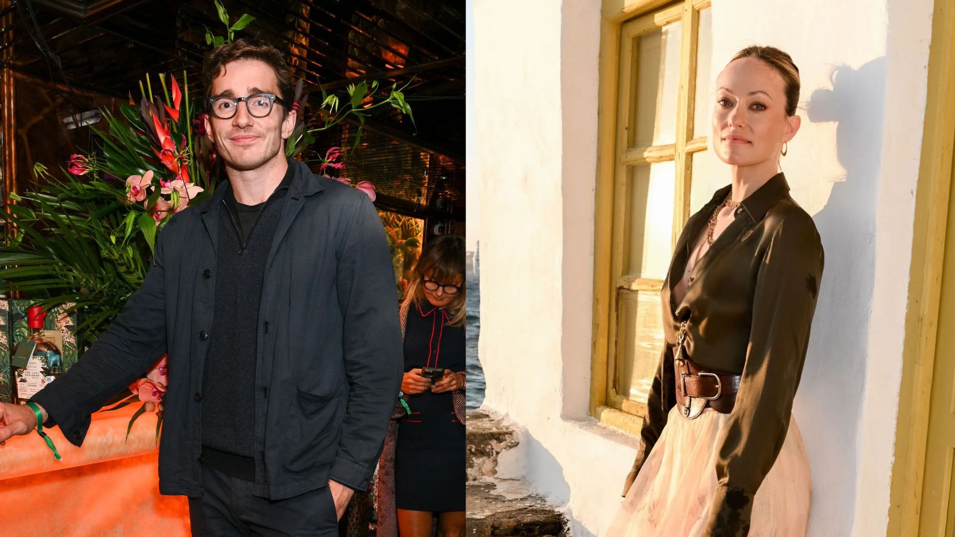 Caspar Jopling and Olivia Wilde (Images via Getty)