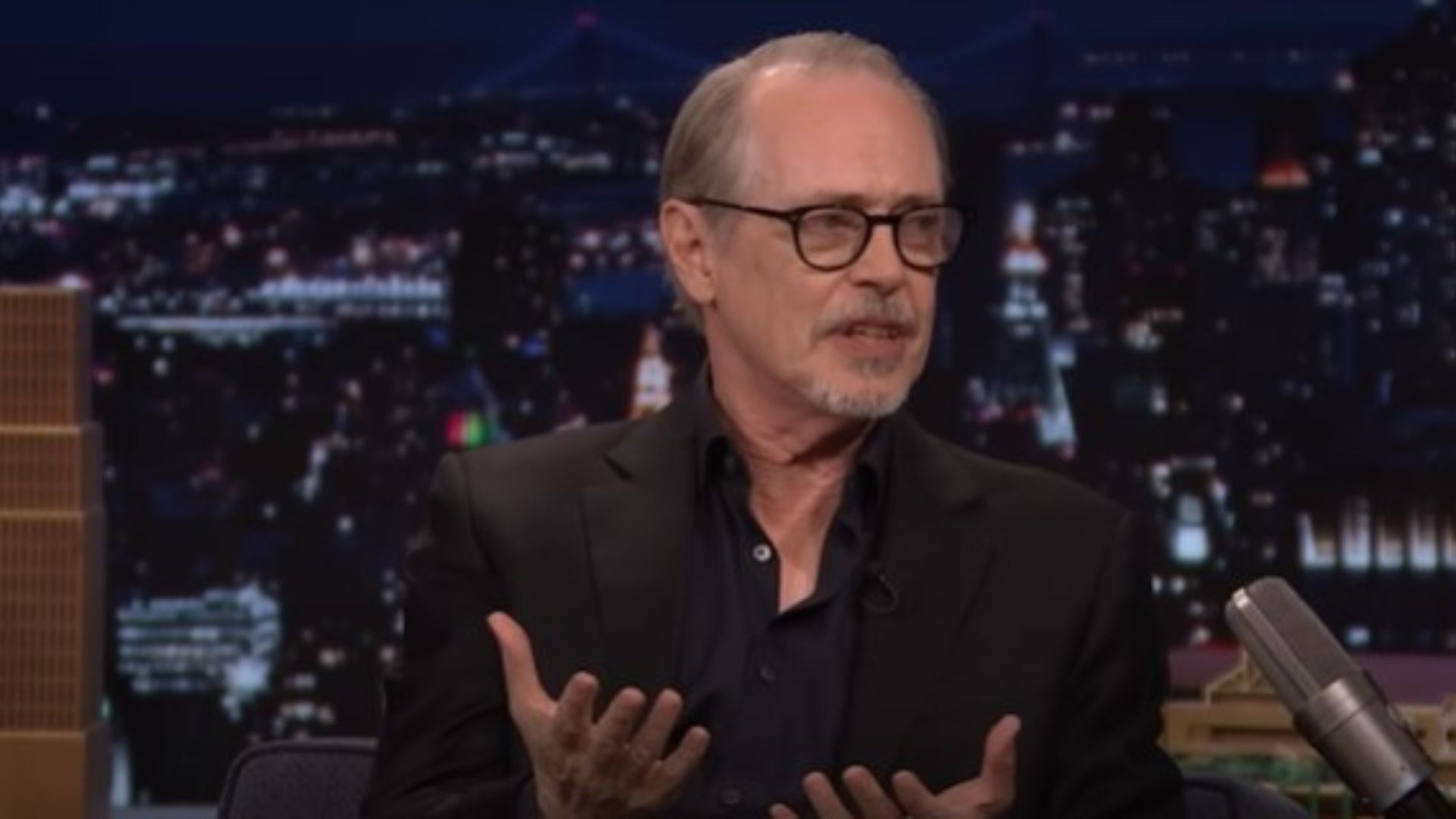 The Studio star Steve Buscemi on The Tonight Show | Image source: The Tonight Show Starring Jimmy Fallon on YouTube