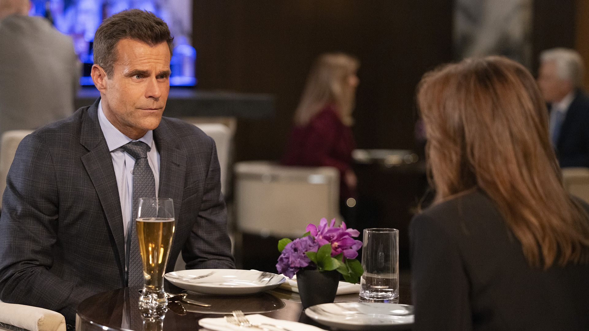 General Hospital&#039;s Drew talking to Alexis. | Image Source: JPI