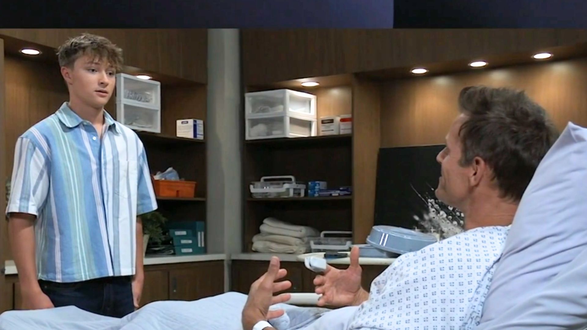 General Hospital&#039;s Danny tries to reason with Drew | Image: ABC