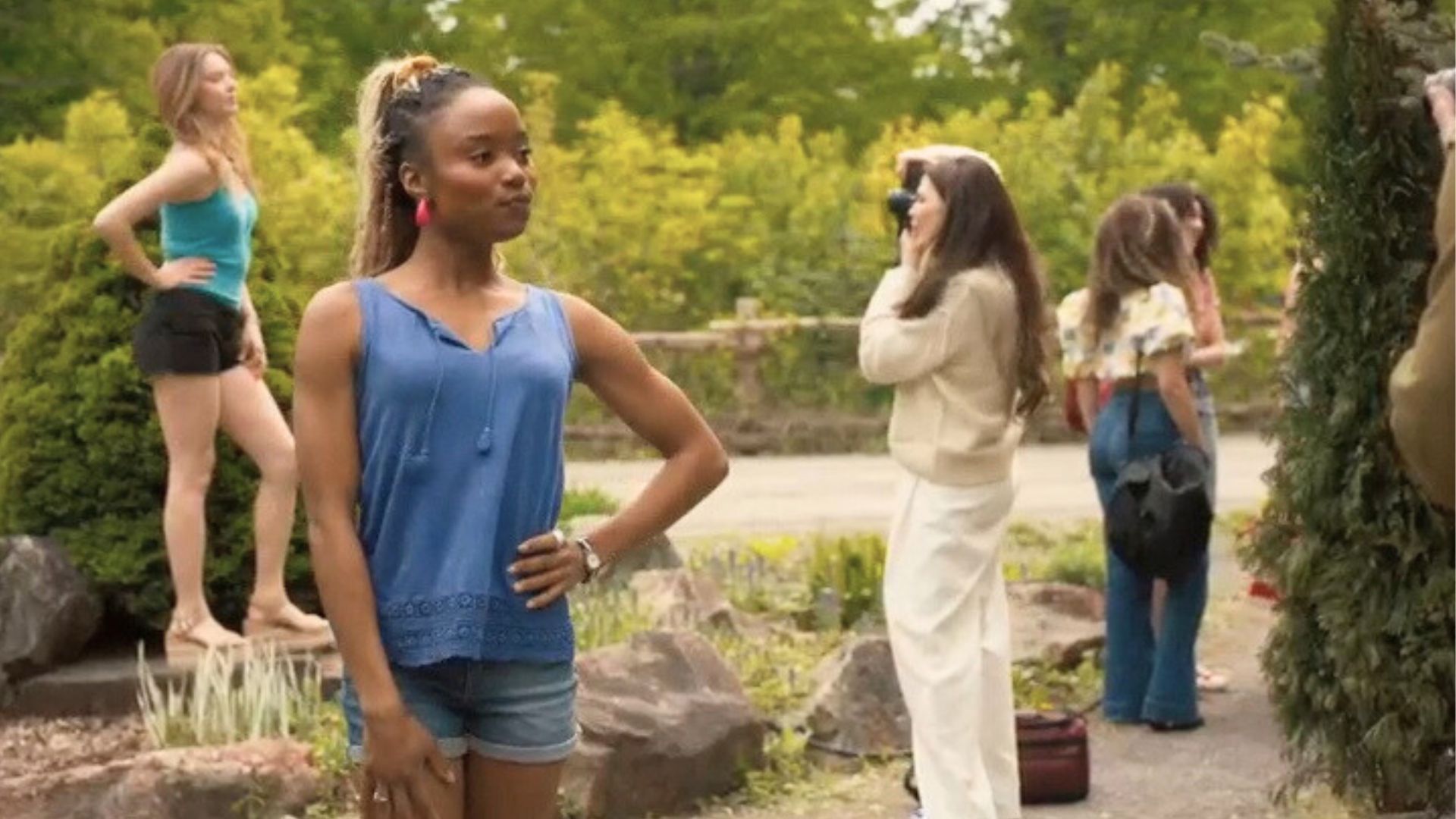 Alina Thompson&#039;s cameo as a photographer in The Girl Who Survived | Image: Lifetime