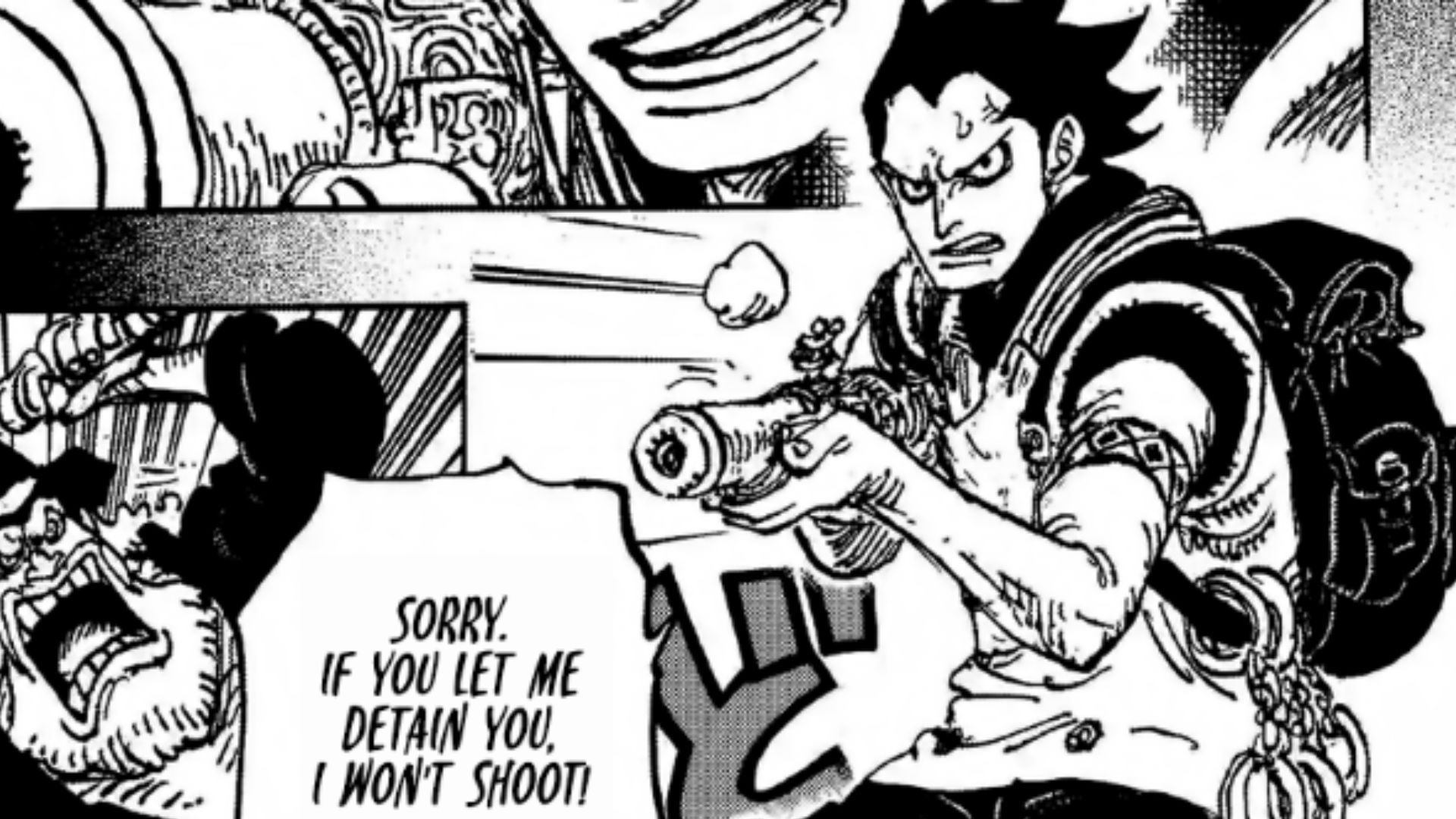 Dragon as seen during One Piece&#039;s God Valley Arc (Image Source: VIZ)