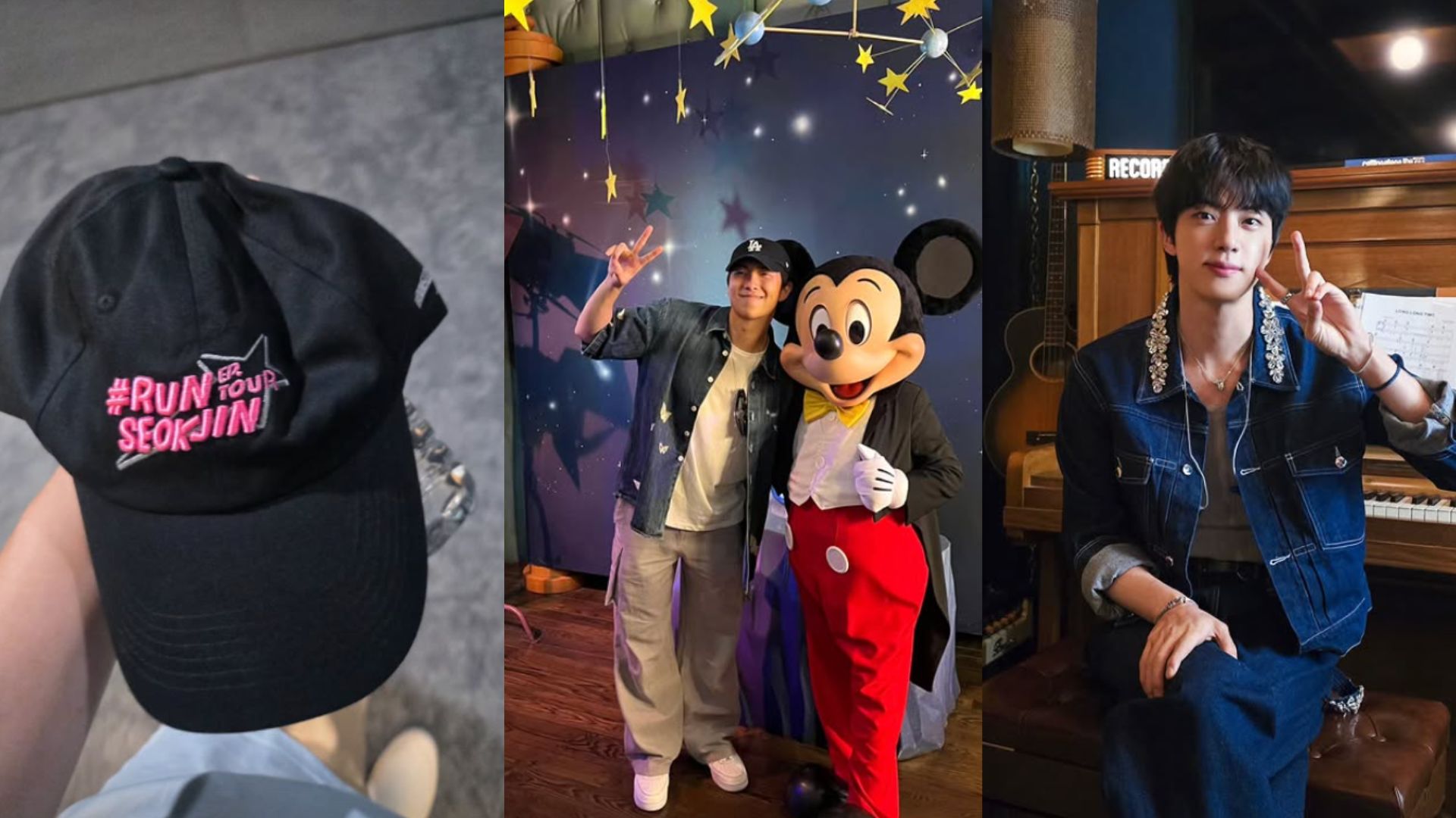 BTS&rsquo; RM  shares Jin&rsquo;s custom &lsquo;RUNSEOKJINep_TOUR&rsquo; cap on his IG story