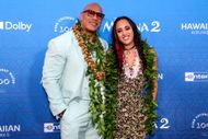 Ava Raine and The Rock at the Disney Animation's World Premiere Of "Moana 2" (Image via Getty)